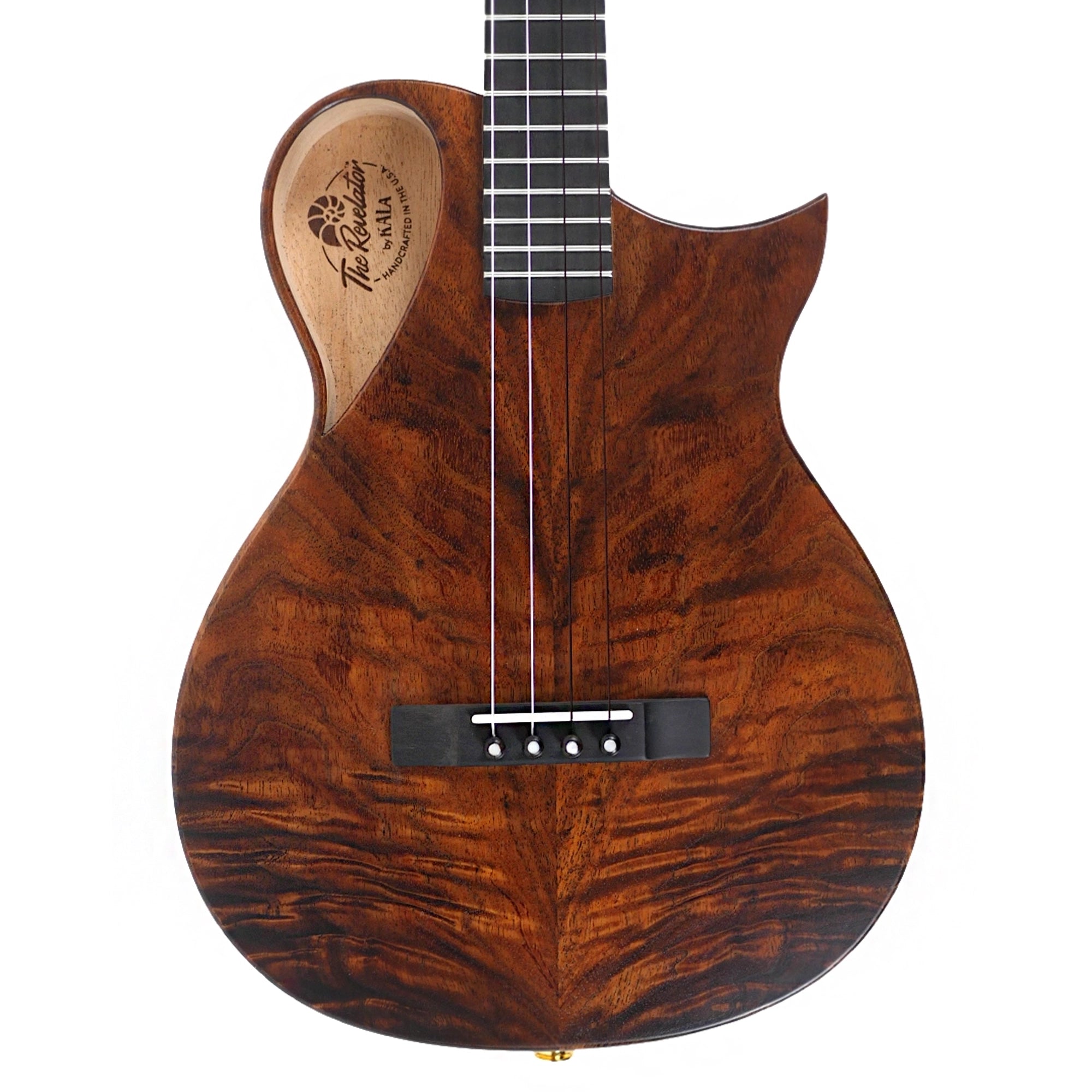 Kala NS-KOA-B Revelator Nautilus Hawaiian Koa Baritone Ukulele w/ Pickup