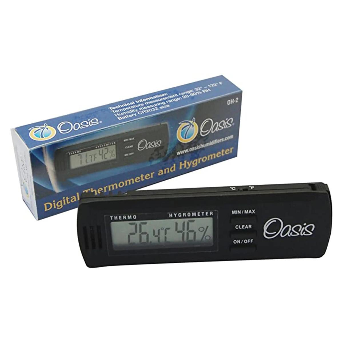 Oasis-Digital-Thermometer-and-Hygrometer-OH-2 | Terry Carter Music Store