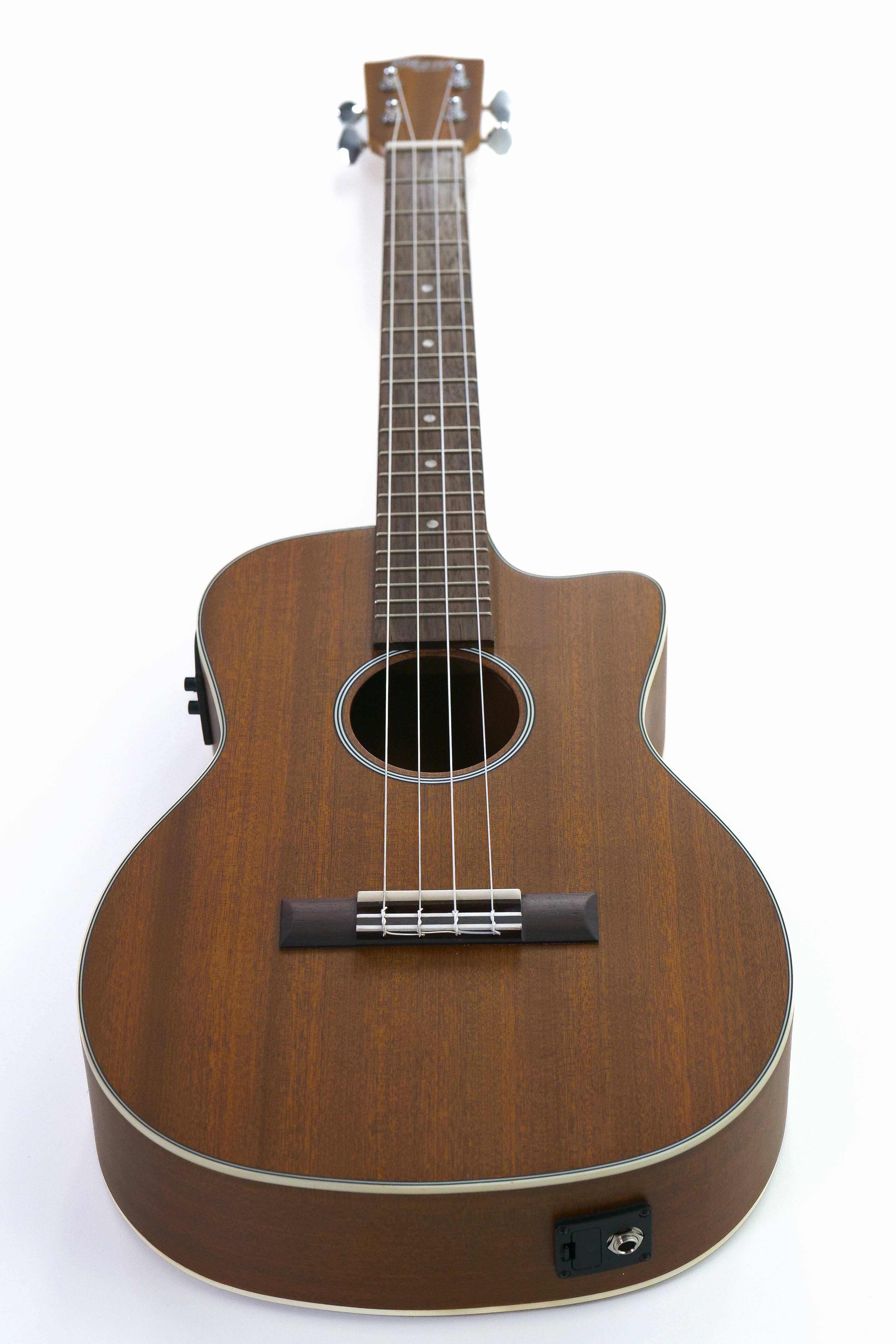 Ohana-BK-20CE-Baritone-Ukulele-full-front | Terry Carter Music Store
