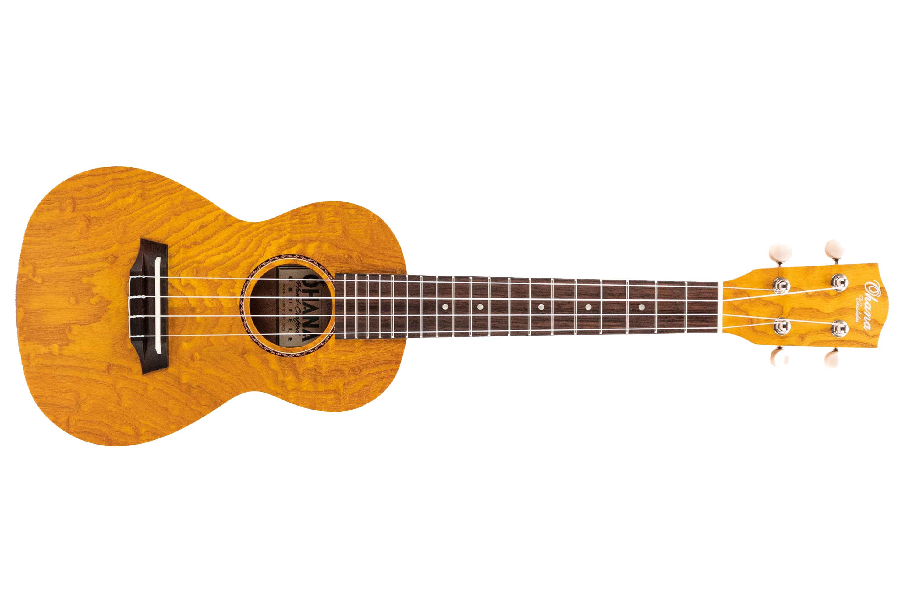 Ohana CK-15W Concert Ukulele
