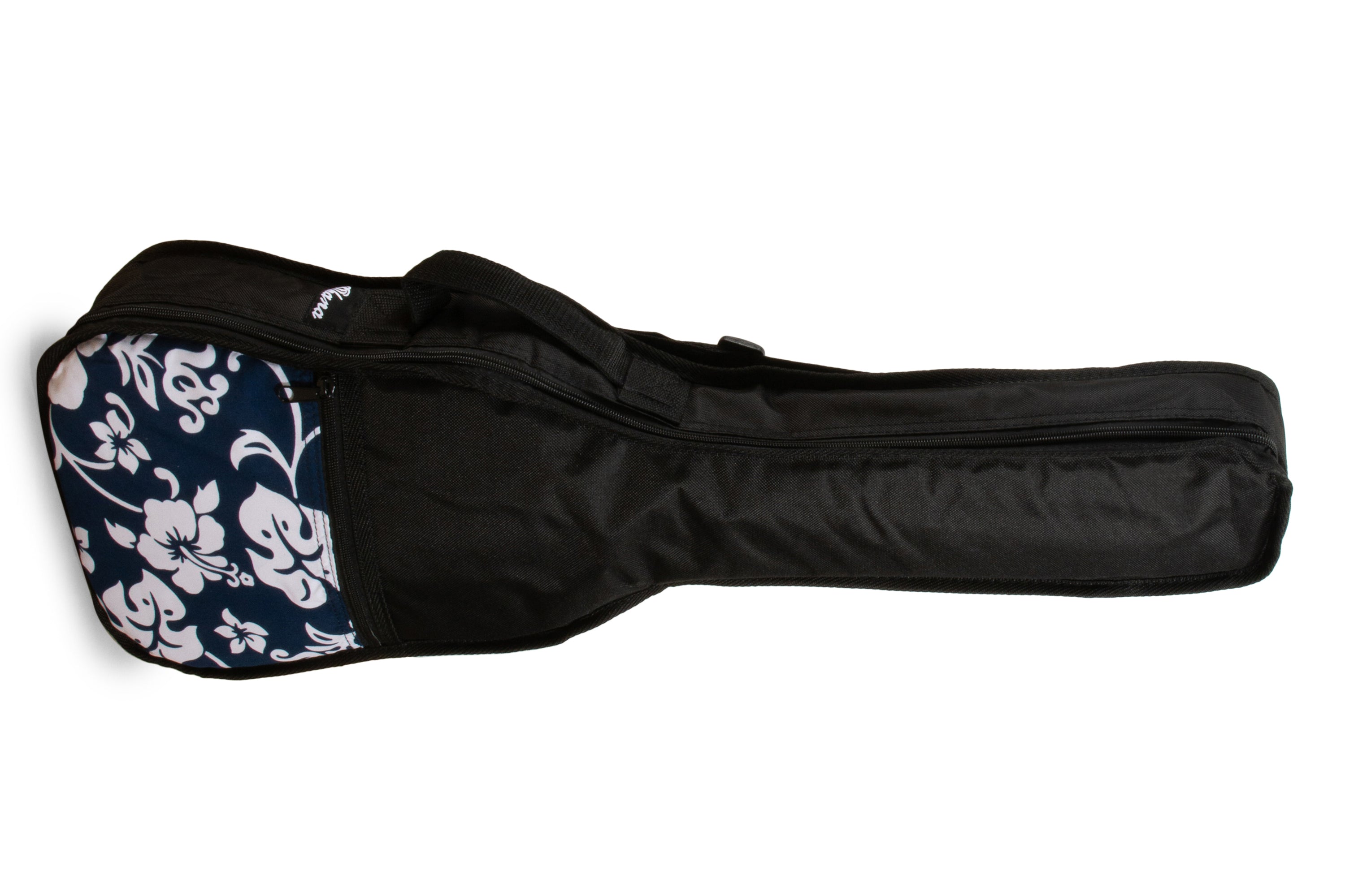 Ohana UB-31-BL Hawaiian Floral Print Ukulele Gigbag - BARITONE