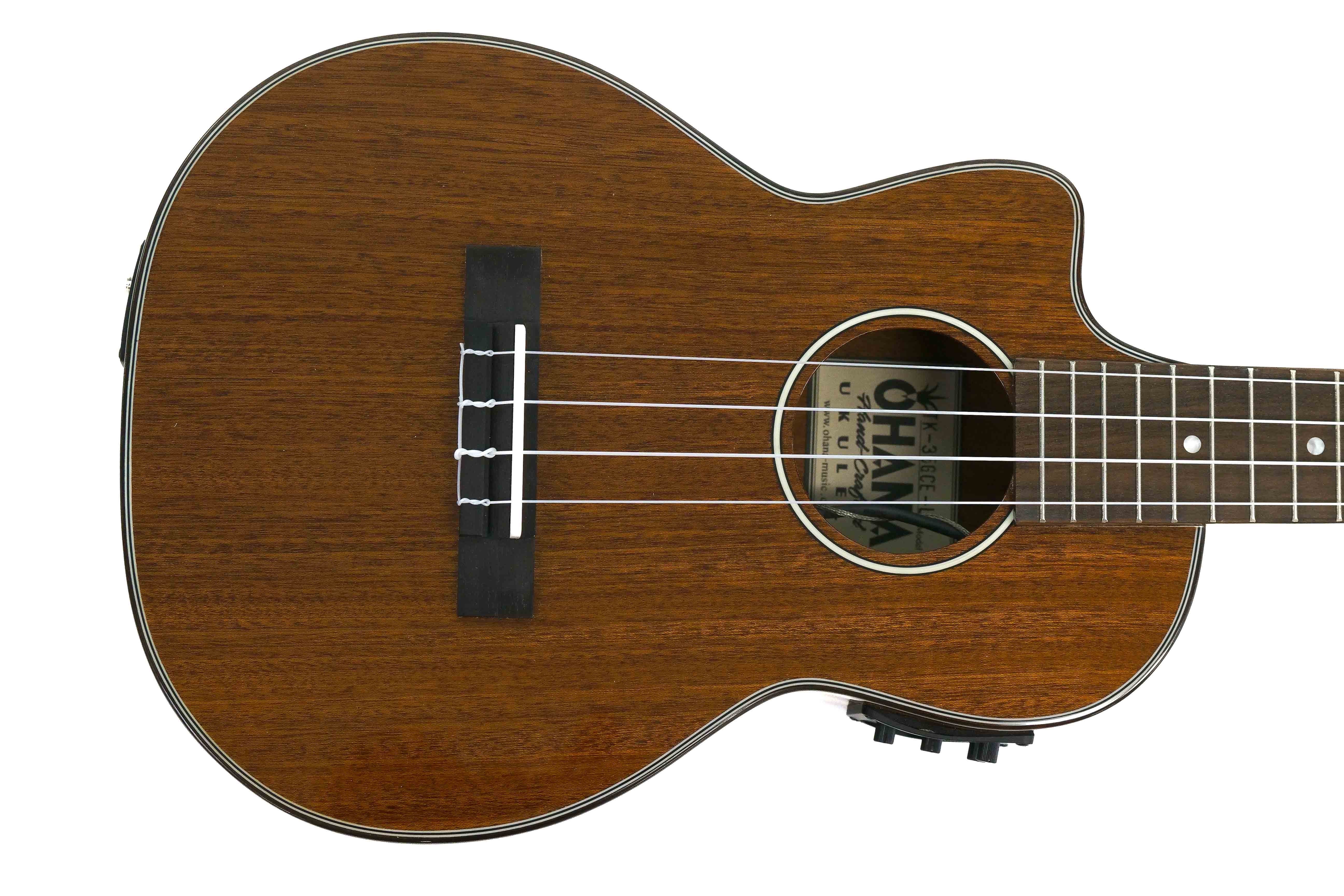 Ohana TK-35GCE-LH Tenor Ukulele