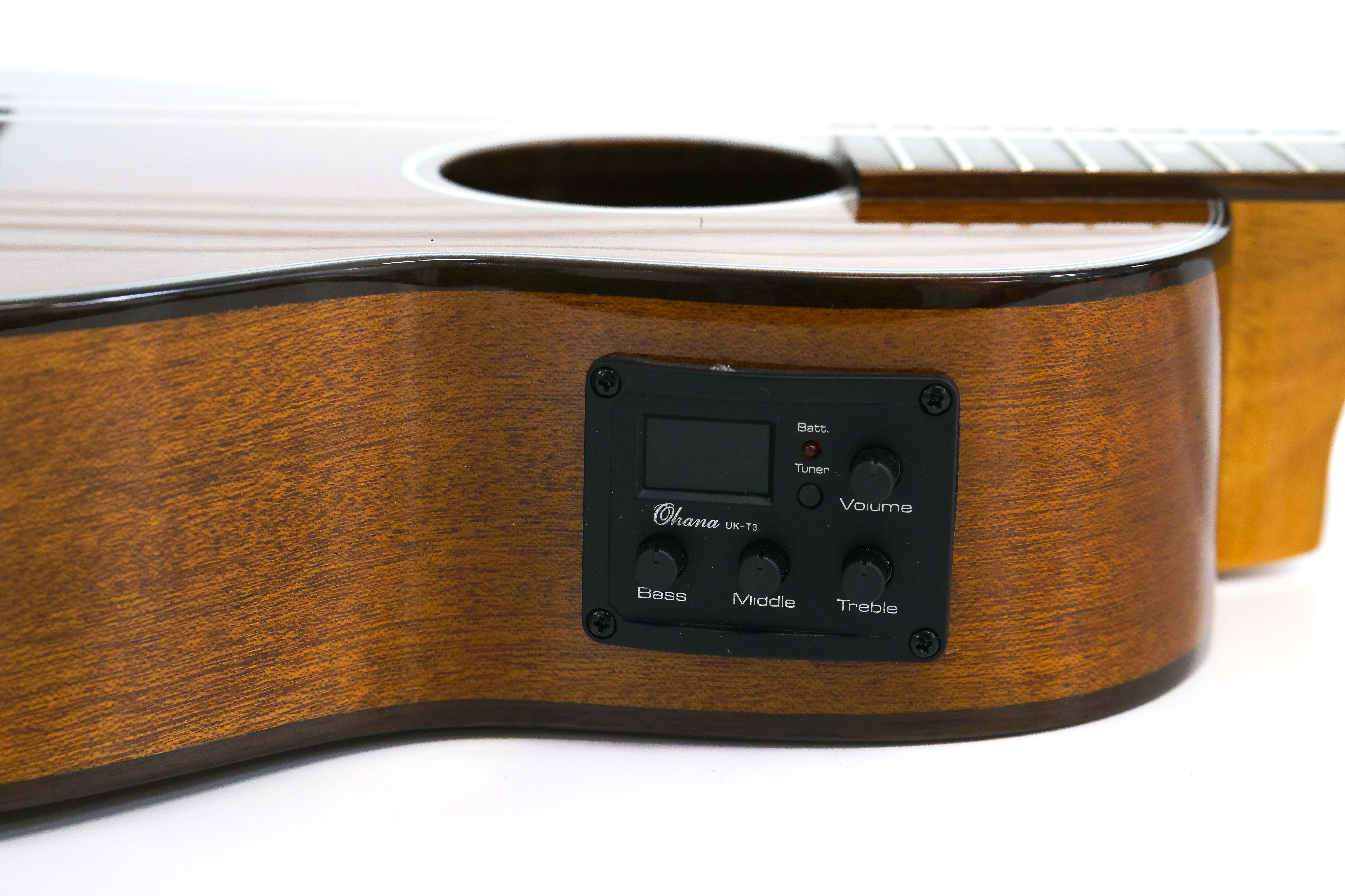 Ohana TK-35GCE-LH Tenor Ukulele