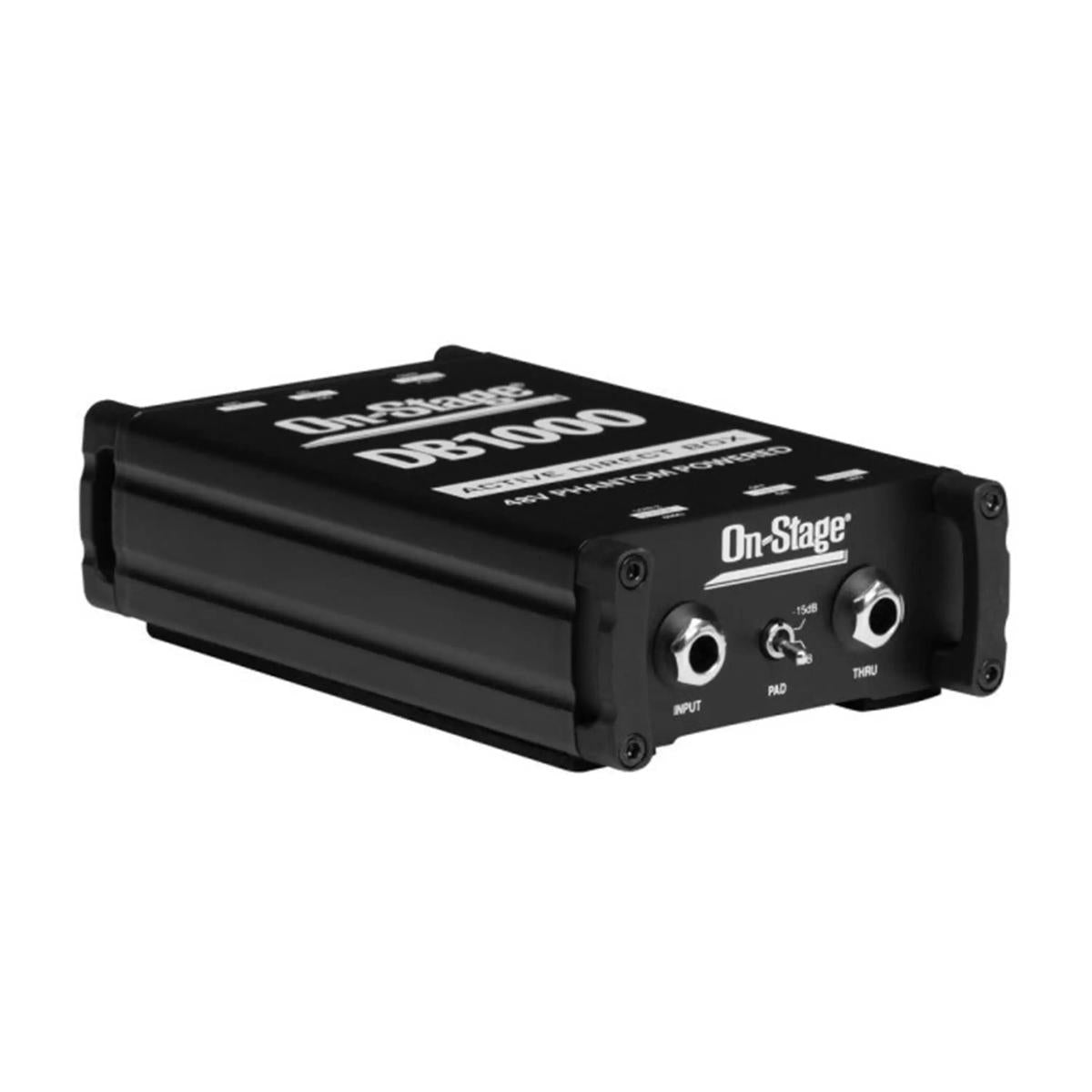 On-Stage-DB1000-Active-DI-Box2 | Terry Carter Music Store