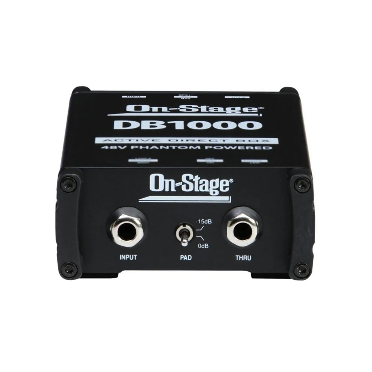 On-Stage-DB1000-Active-DI-Box3 | Terry Carter Music Store