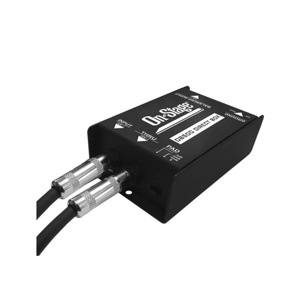 On-Stage-DB500-Passive-DI-Box1 | Terry Carter Music Store