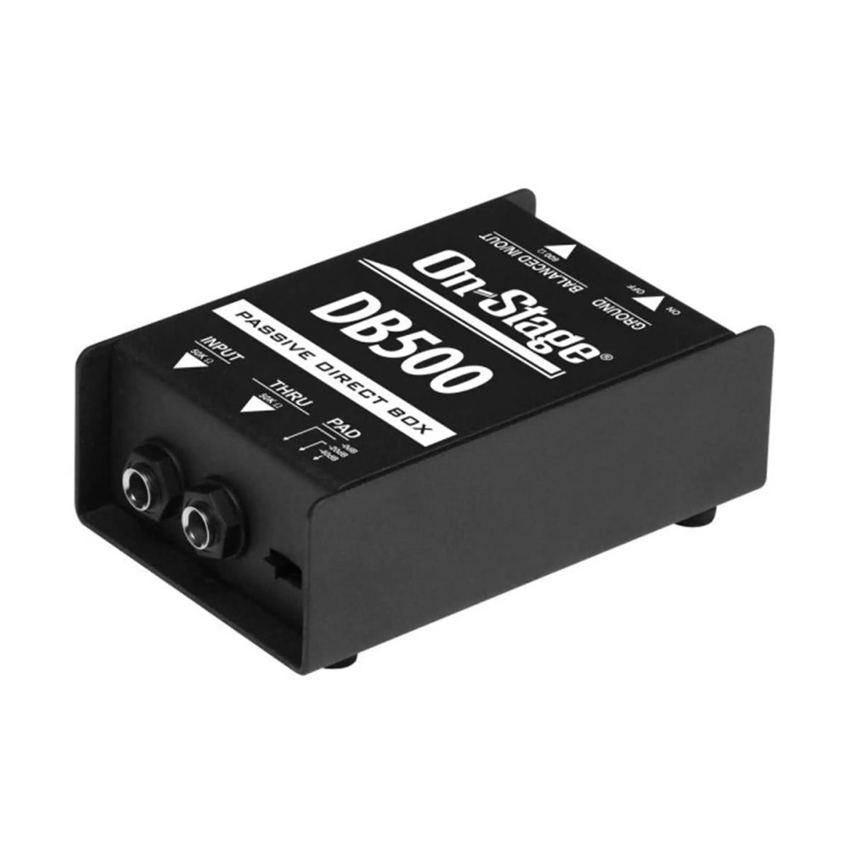 On-Stage-DB500-Passive-DI-Box4 | Terry Carter Music Store