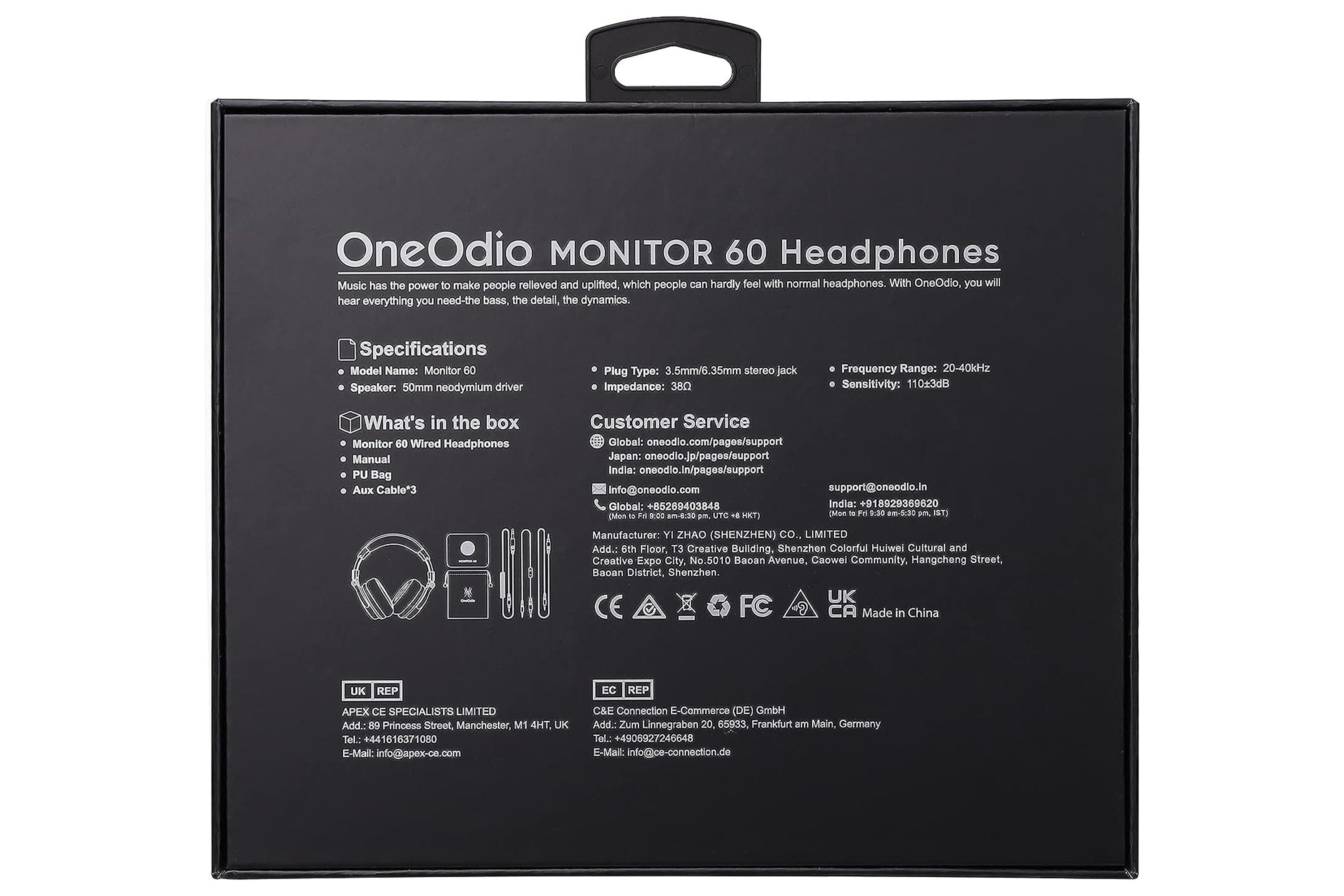 OneOdio Monitor 60 Studio Headphones