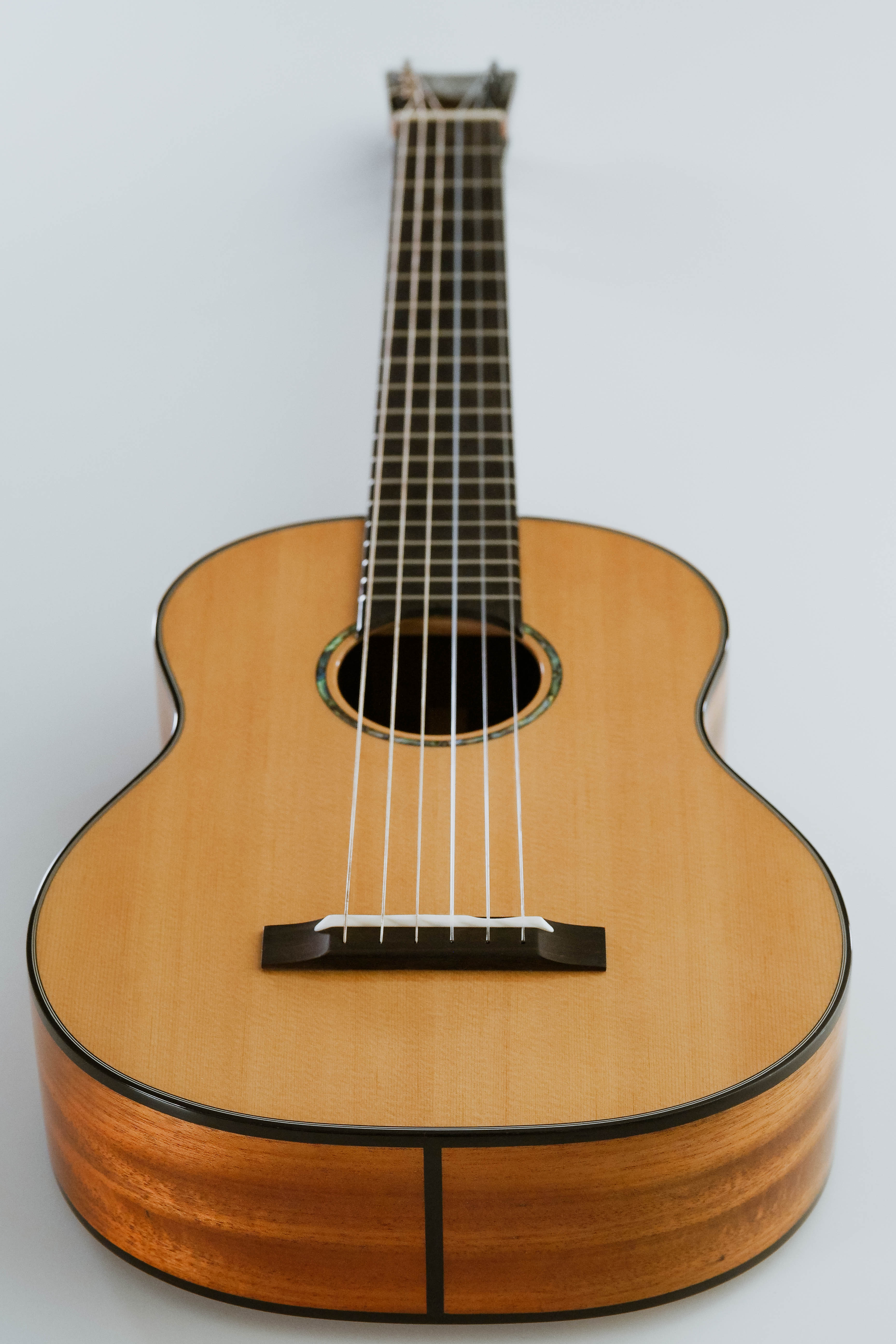 Romero Creations RC-P6-SM Parlor Guitar Spruce Mahogany "KIRA" Tuned E to E - LAST ONE