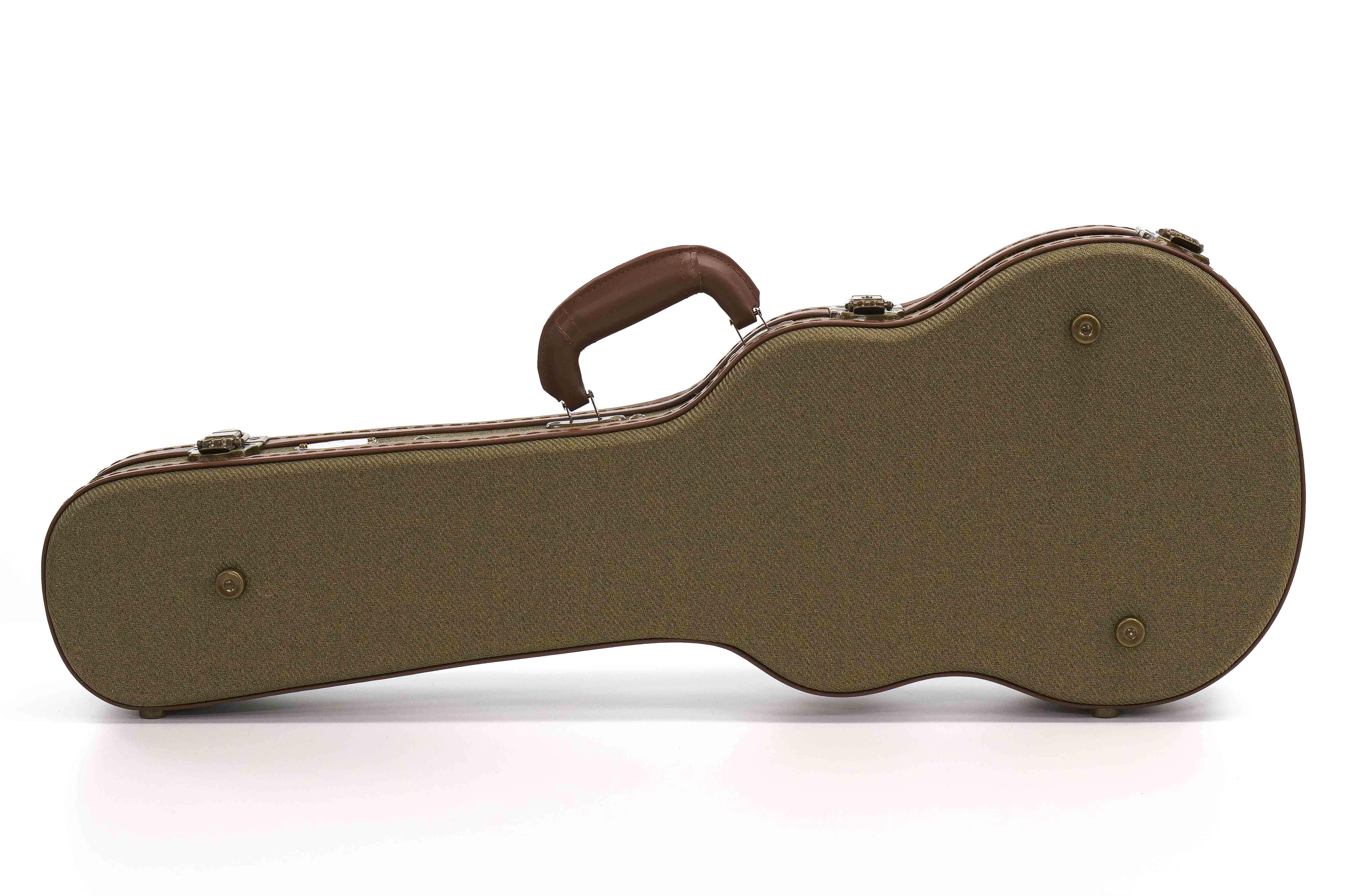 ULTP OTT-AT Tenor Ukulele Olive Tweed Archtop Hardshell Case "Rosalind" - Discounted