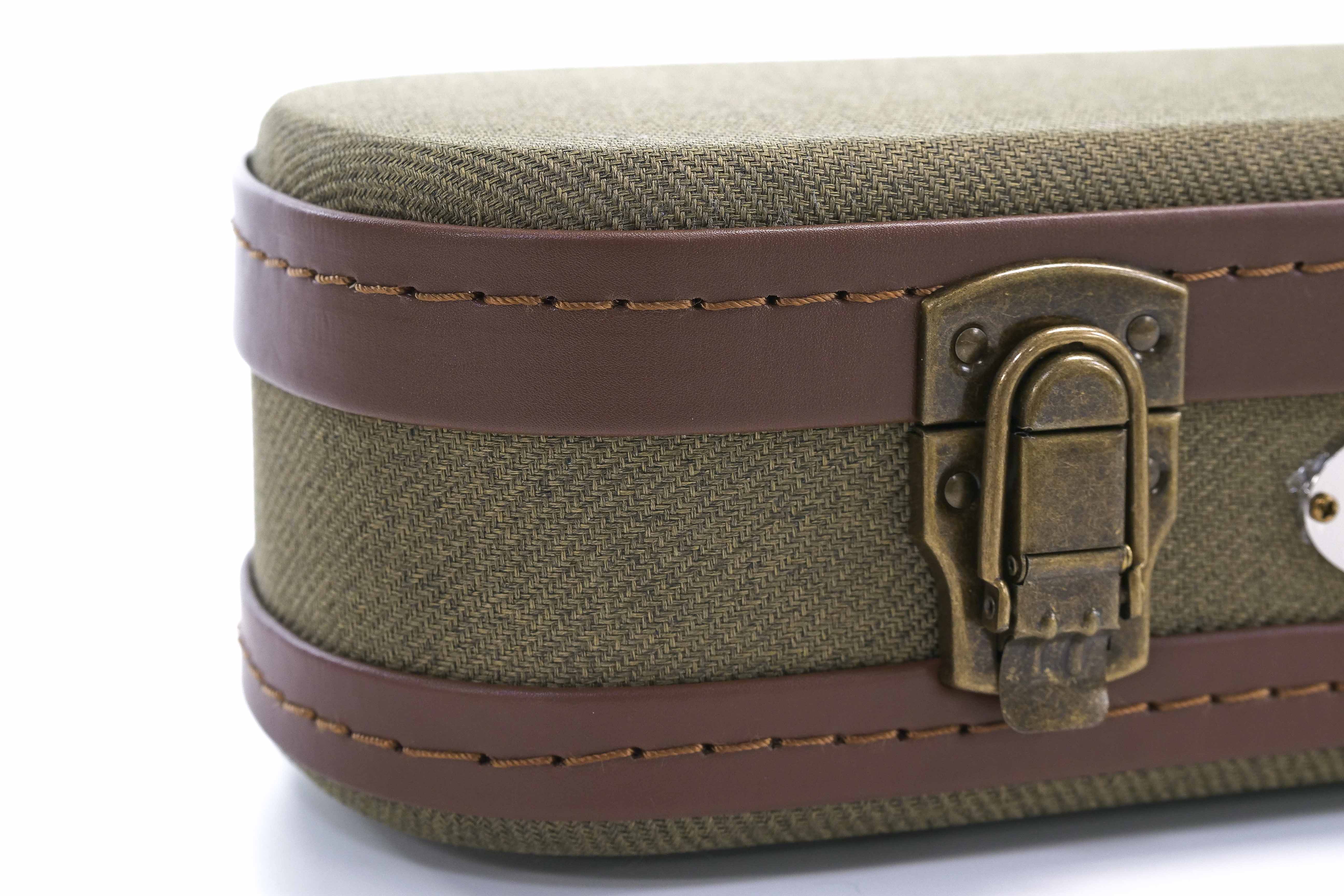 ULTP OTT-AT Tenor Ukulele Olive Tweed Archtop Hardshell Case "Rosalind" - Discounted