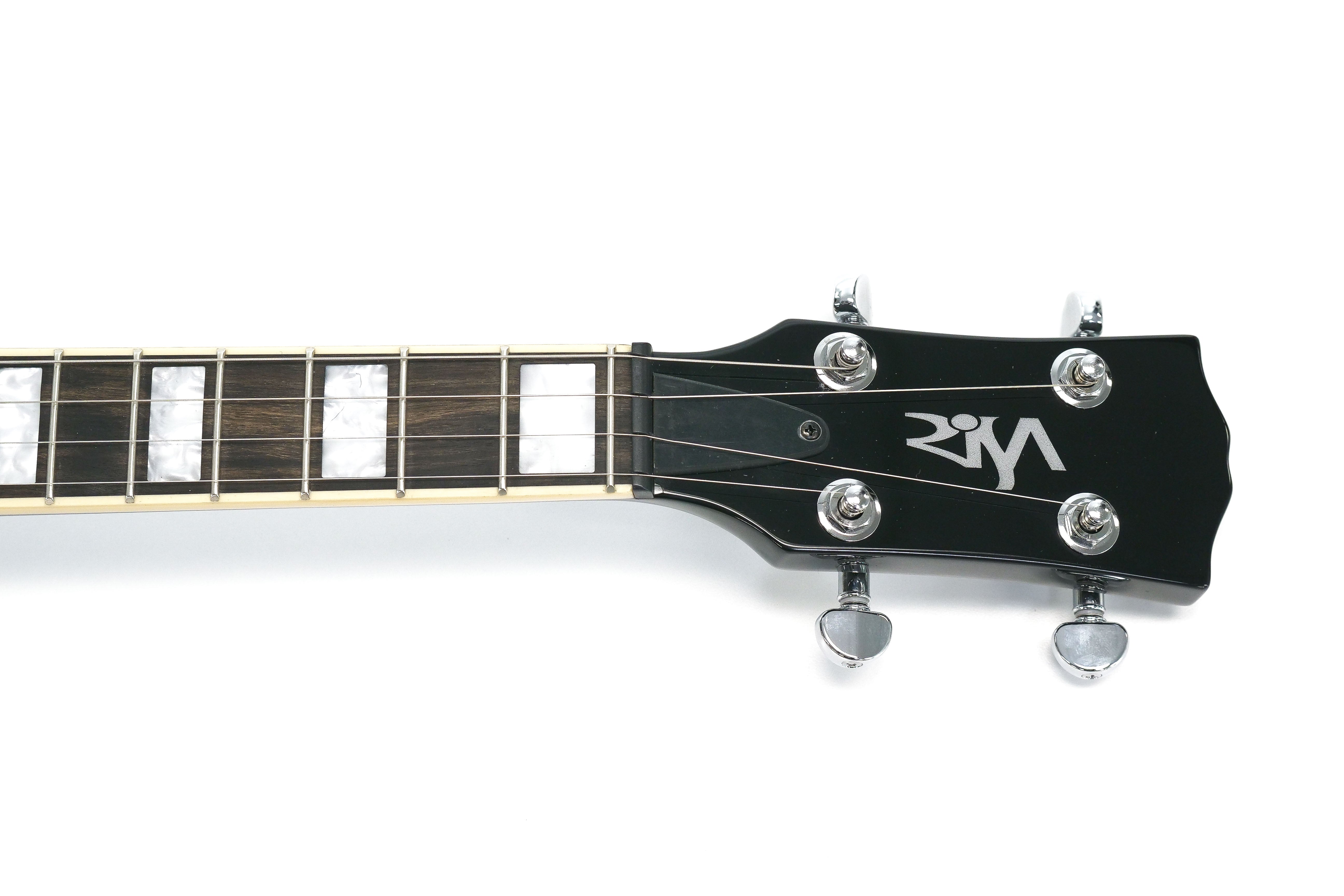 logo on front of headstock