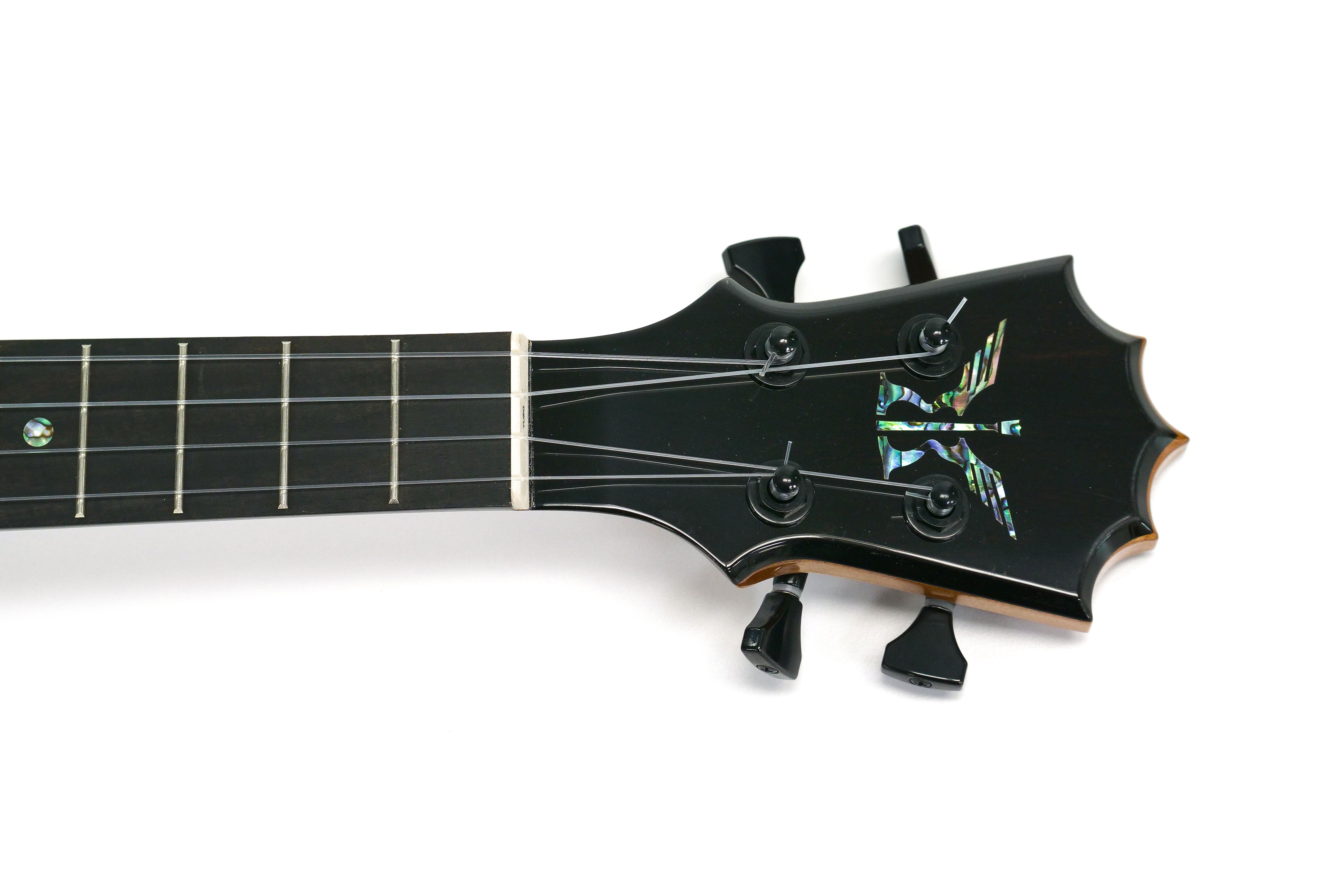 logo on front of headstock