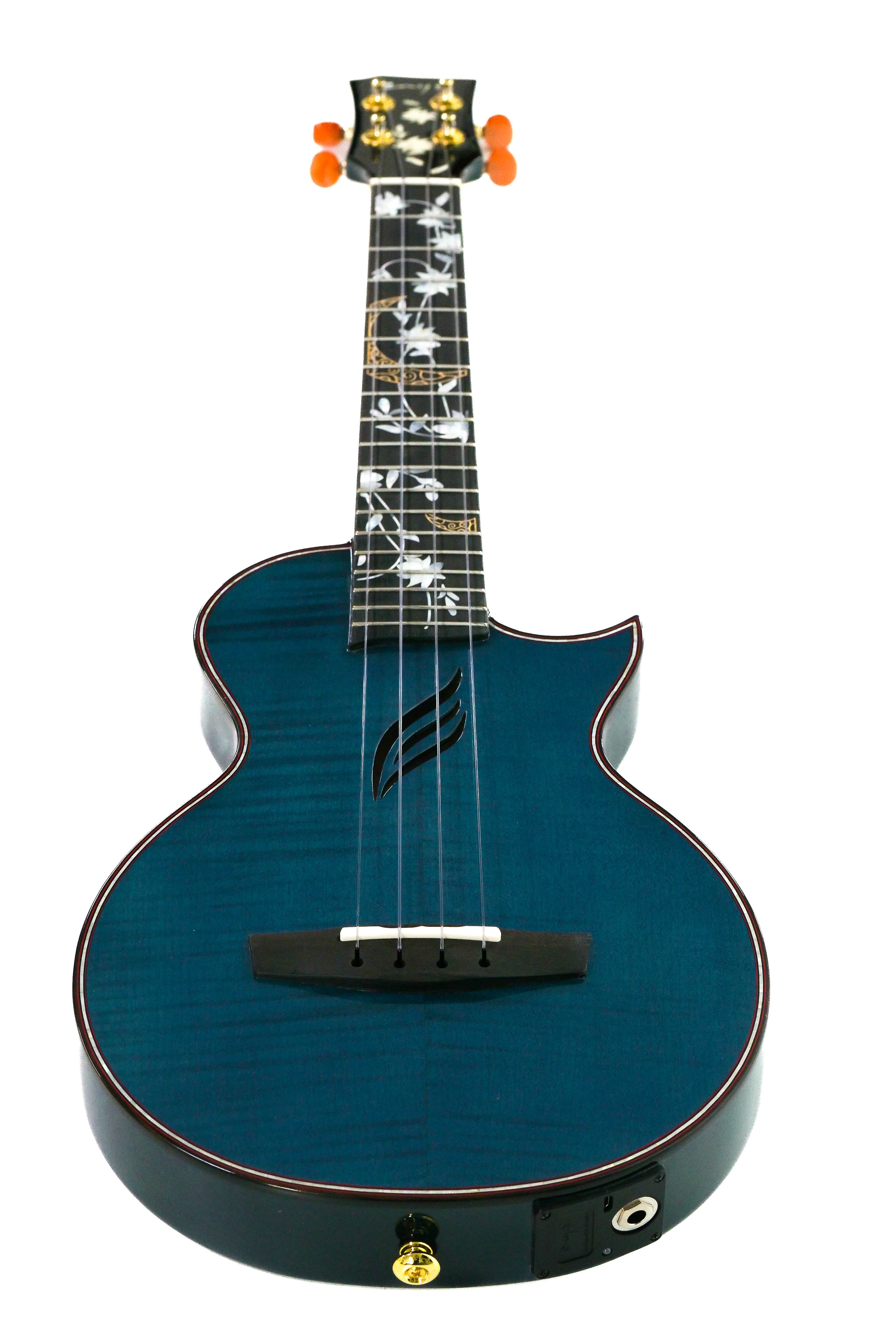 Enya EUT-E6/BU-EQ Blue Tenor Ukulele