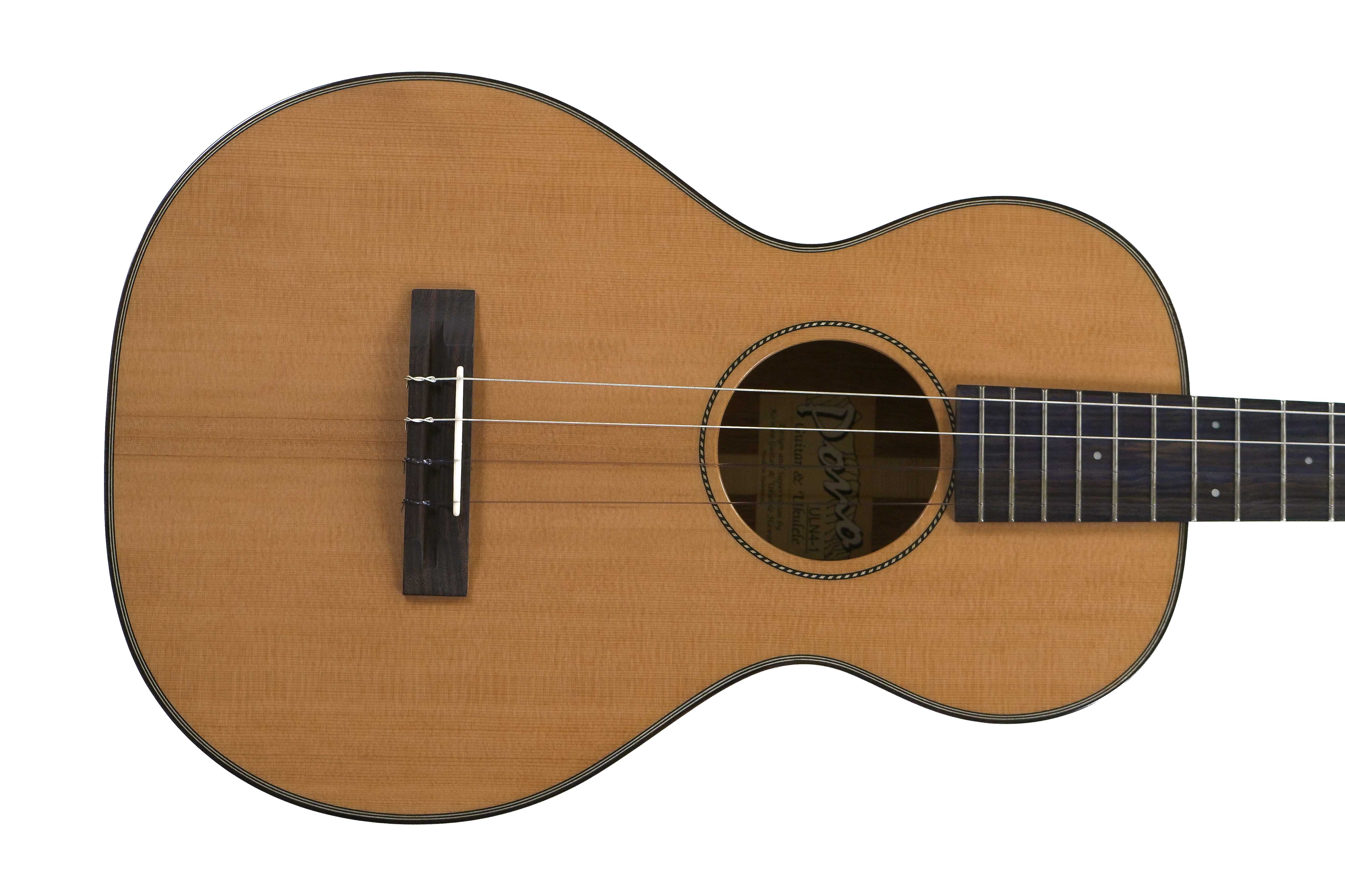 Pono ULN4-1 Solid Cedar Top Acacia Big Baritone Ukulele