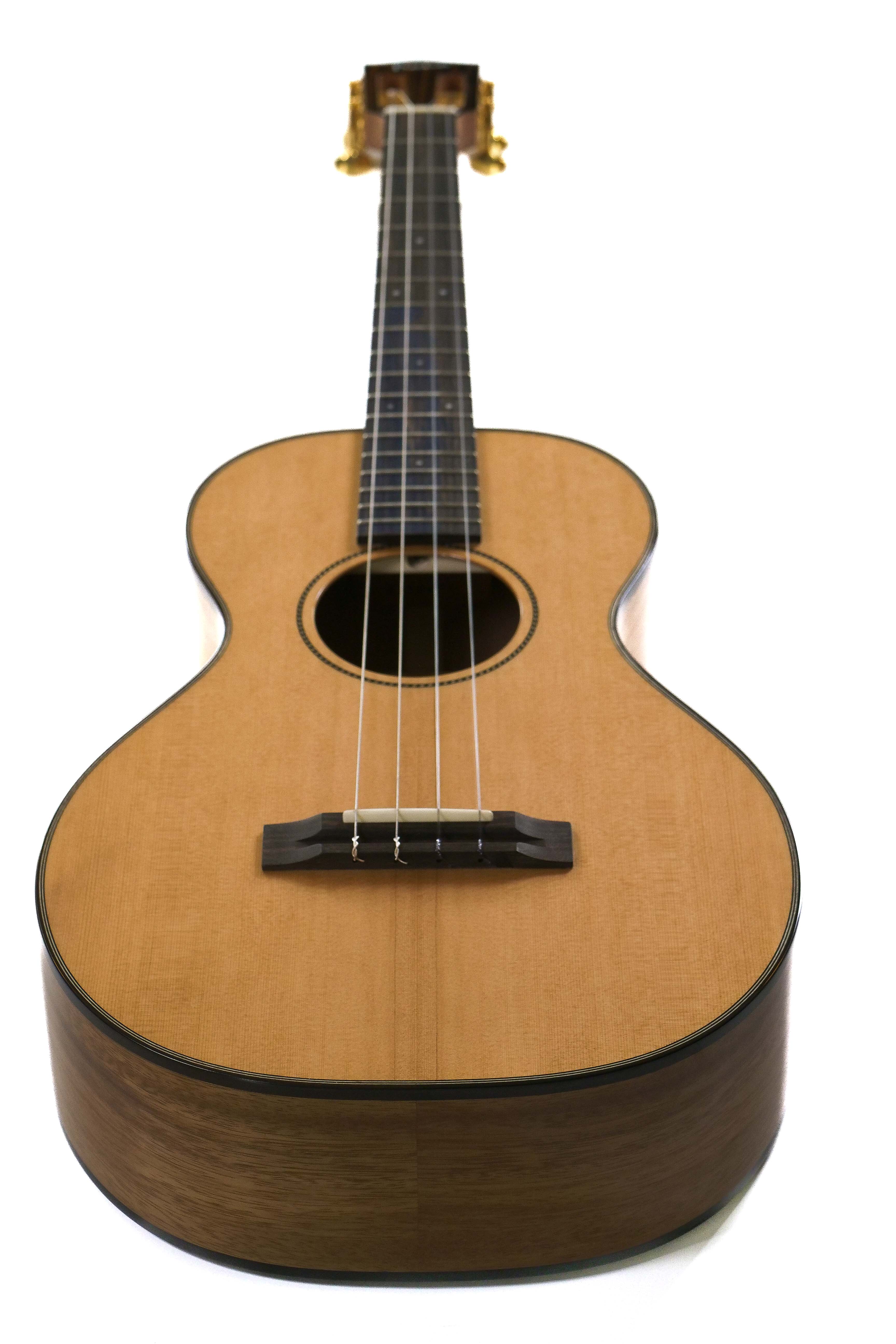 Pono ULN4-1 Solid Cedar Top Acacia Big Baritone Ukulele