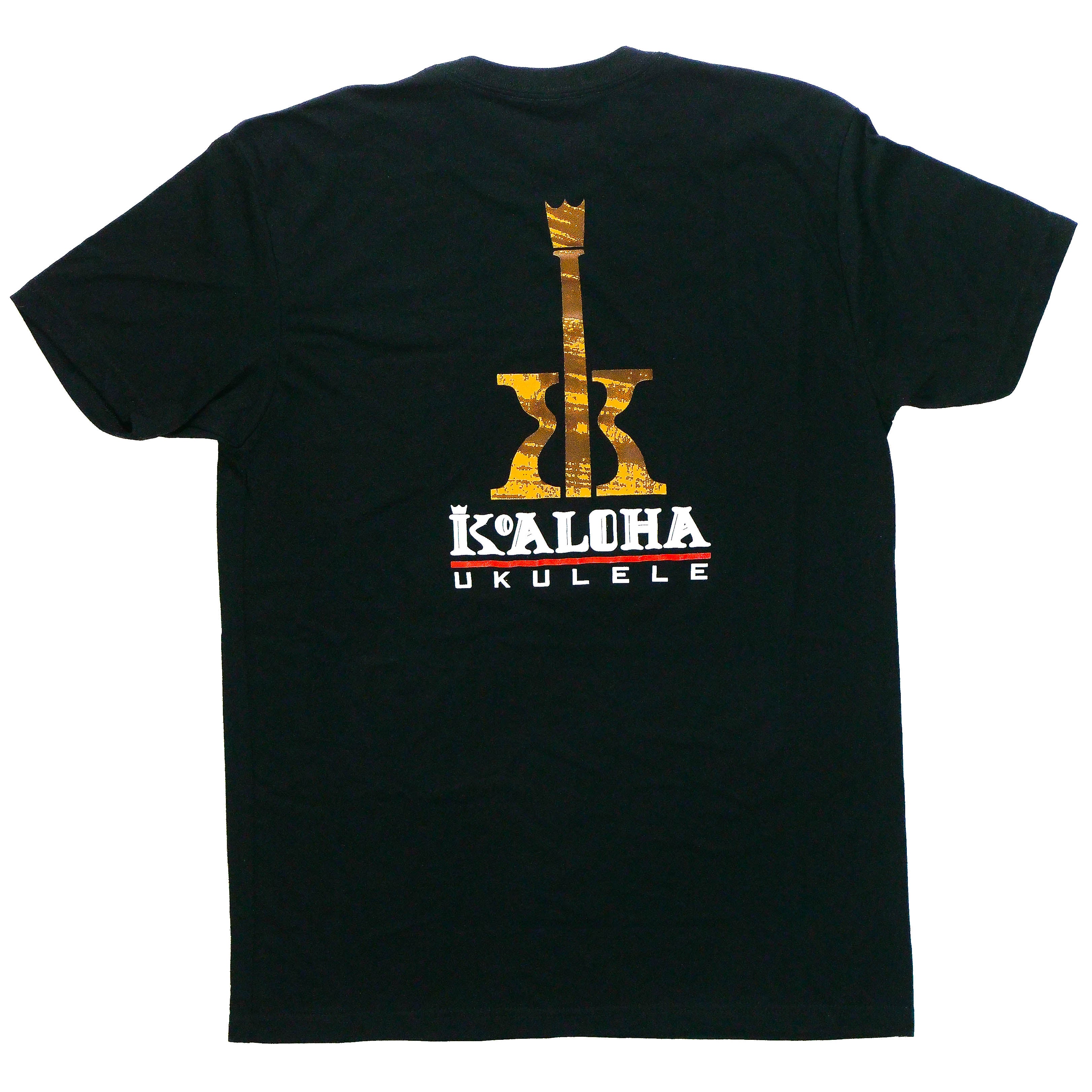 KoAloha Black Comfy Curly Koa Tee