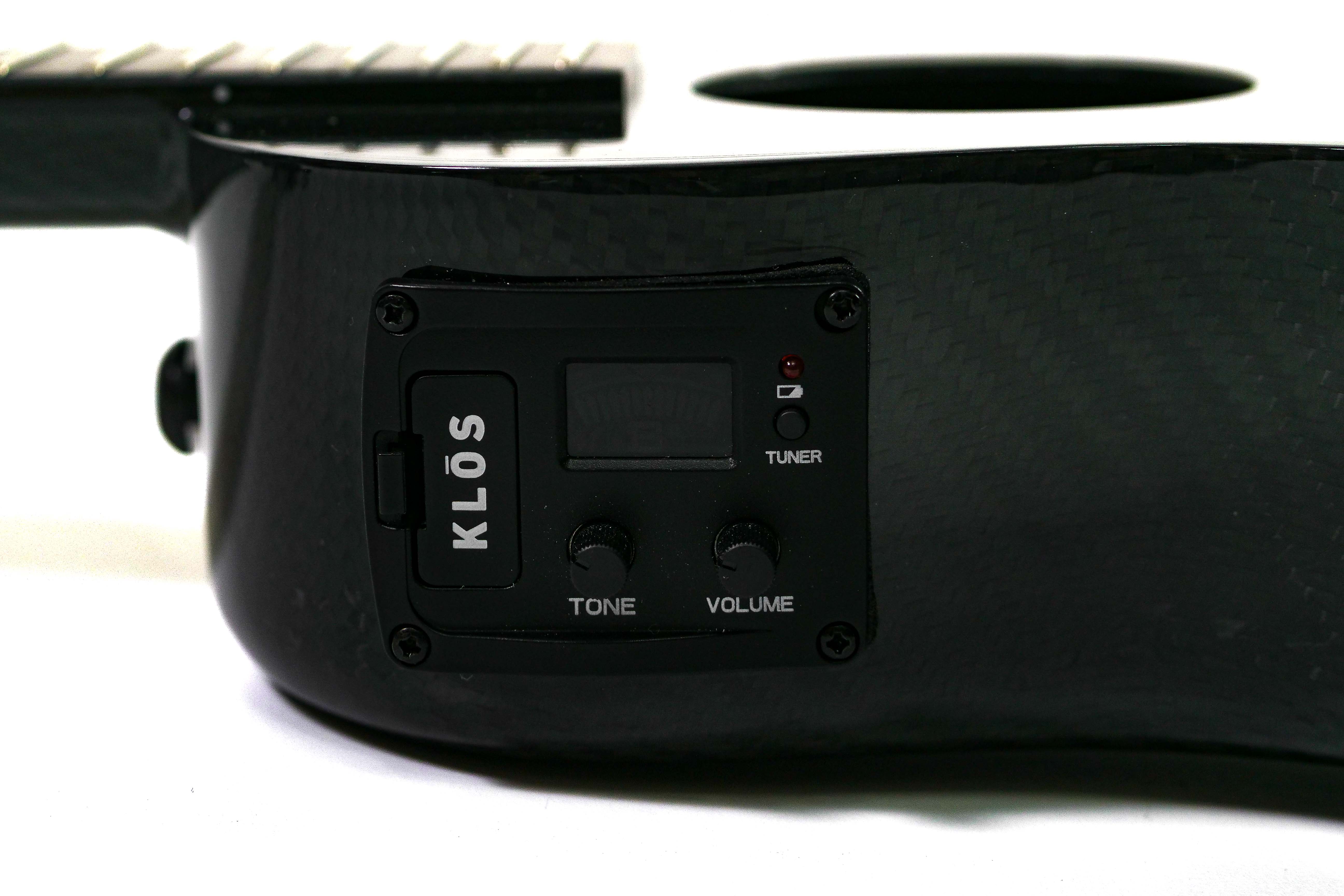 Klōs Full Carbon Fiber Acoustic-Electric Concert Ukulele