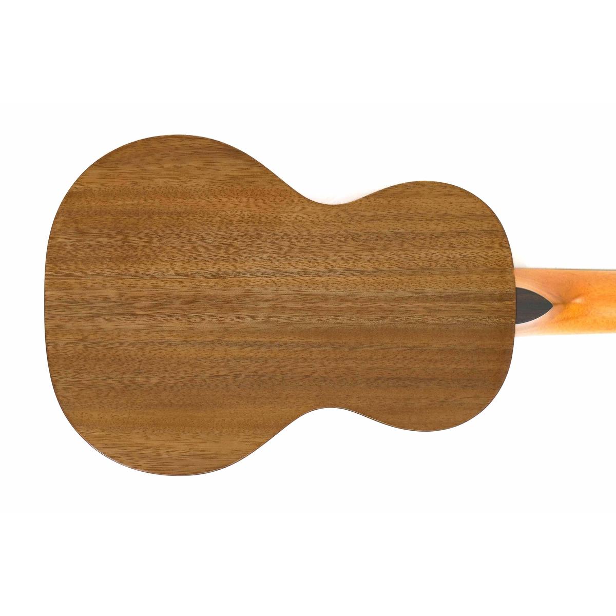 Pono ACD body back, solid acacia back with gloss finish