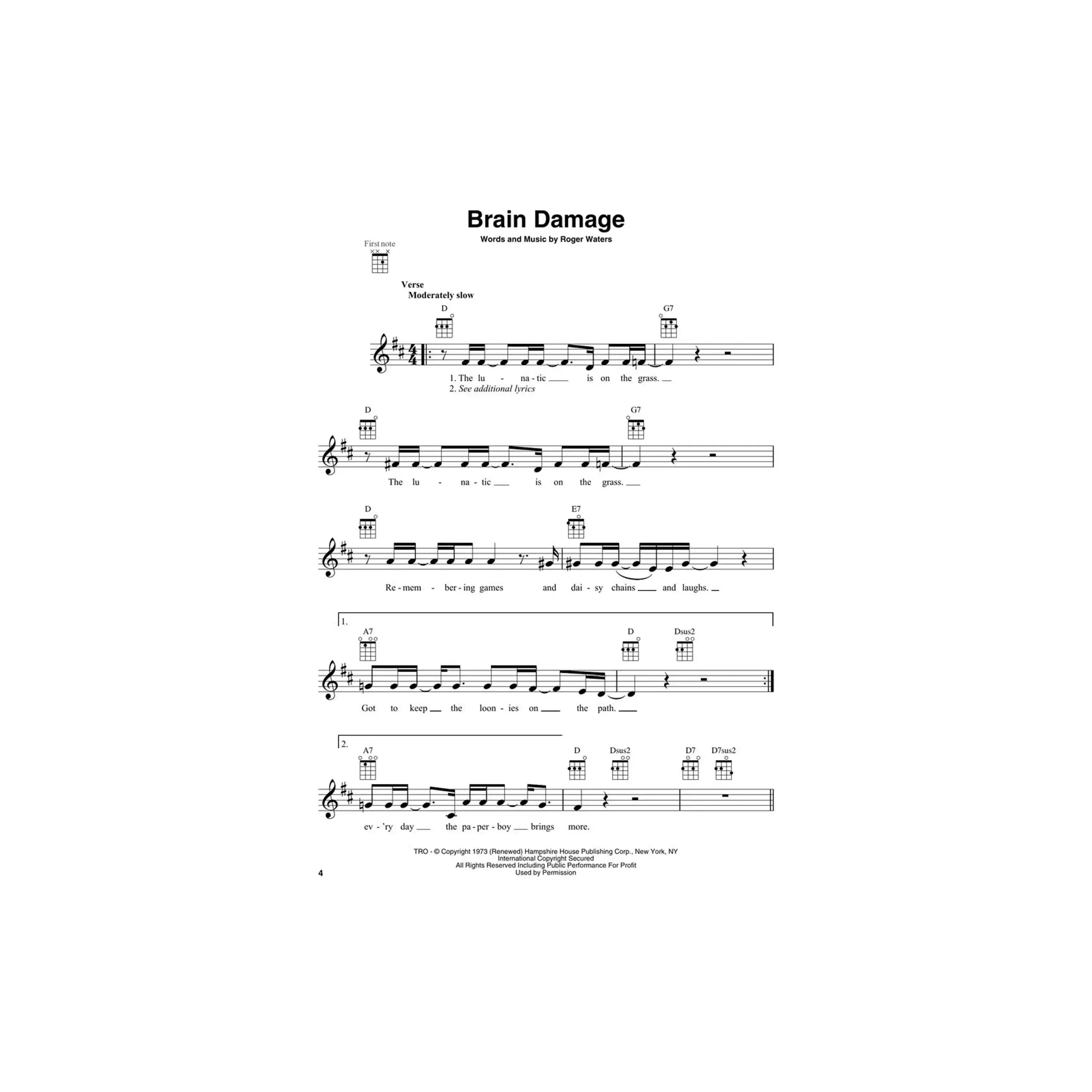Pink-Floyd-for-Ukulele-2 | Terry Carter Music Store