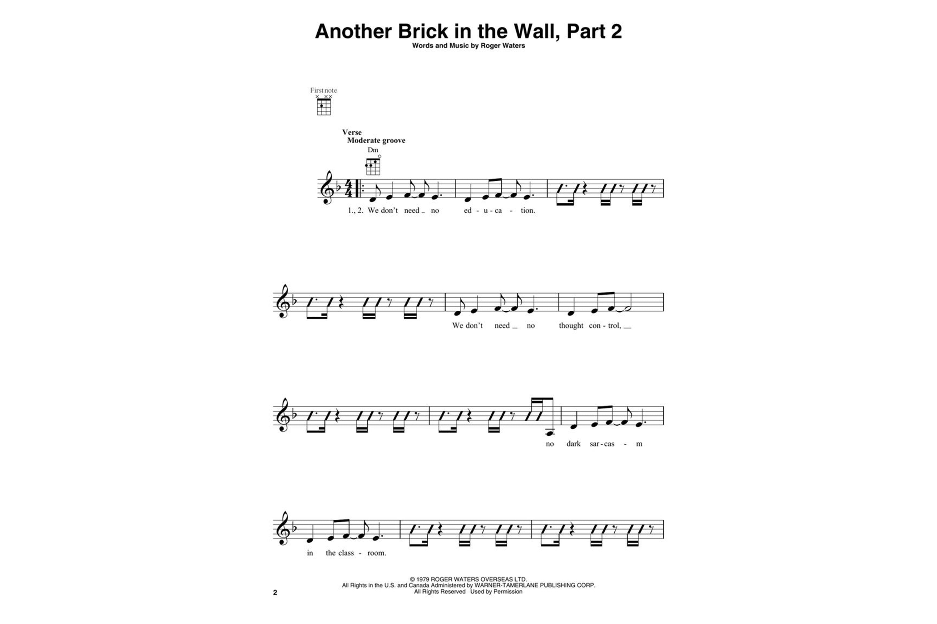 Pink Floyd for Ukulele