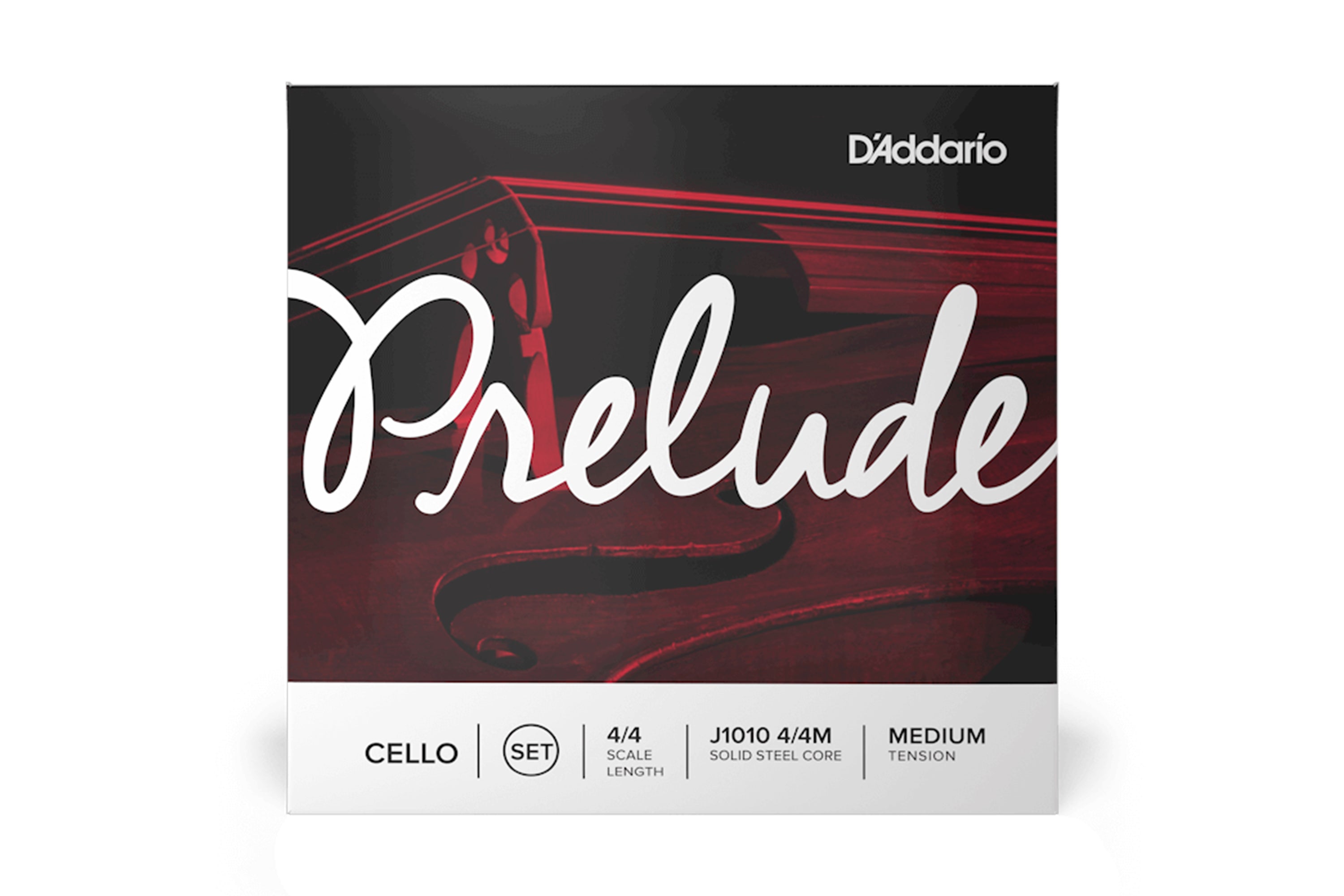 Prelude Cello String Set, 4/4 Scale, Medium Tension