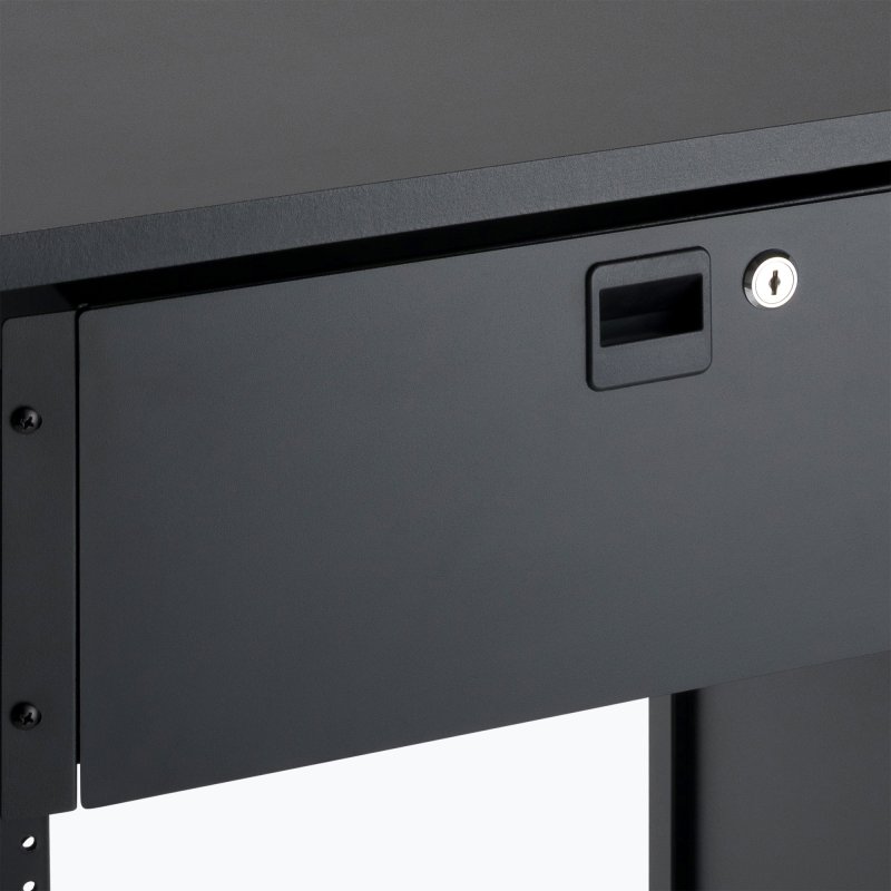 On-Stage RDL4000 mounted in a rack, drawer closed