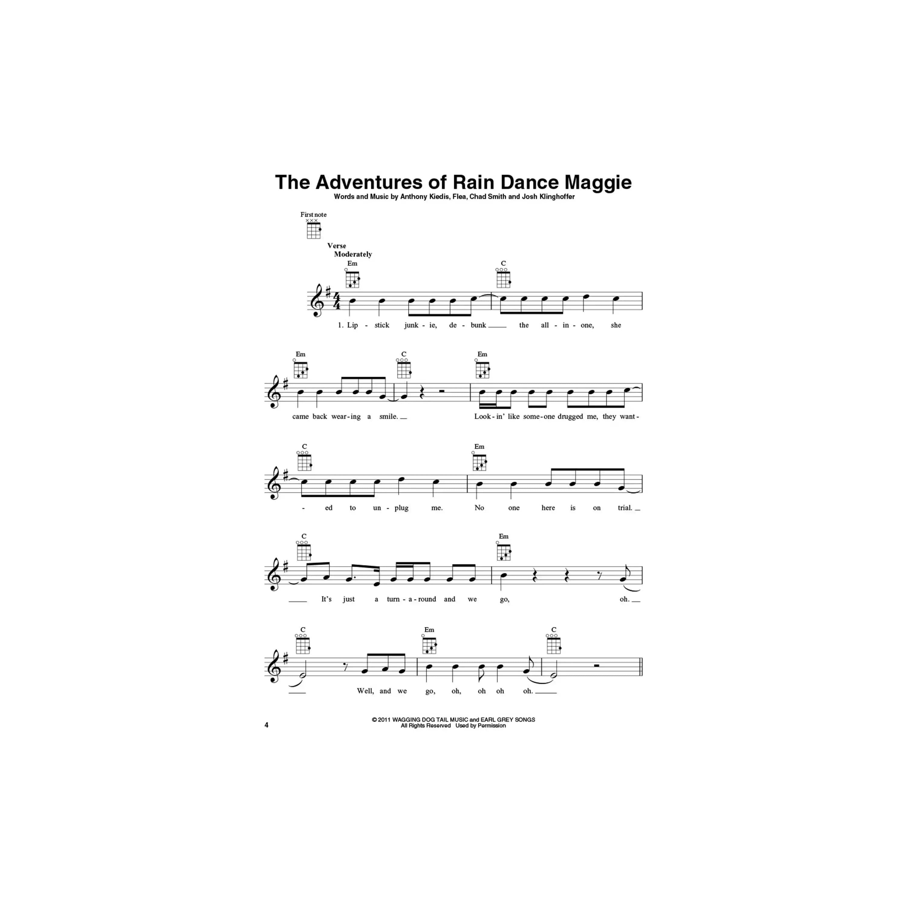 Red-Hot-Chili-Peppers-for-Ukulele-3 | Terry Carter Music Store