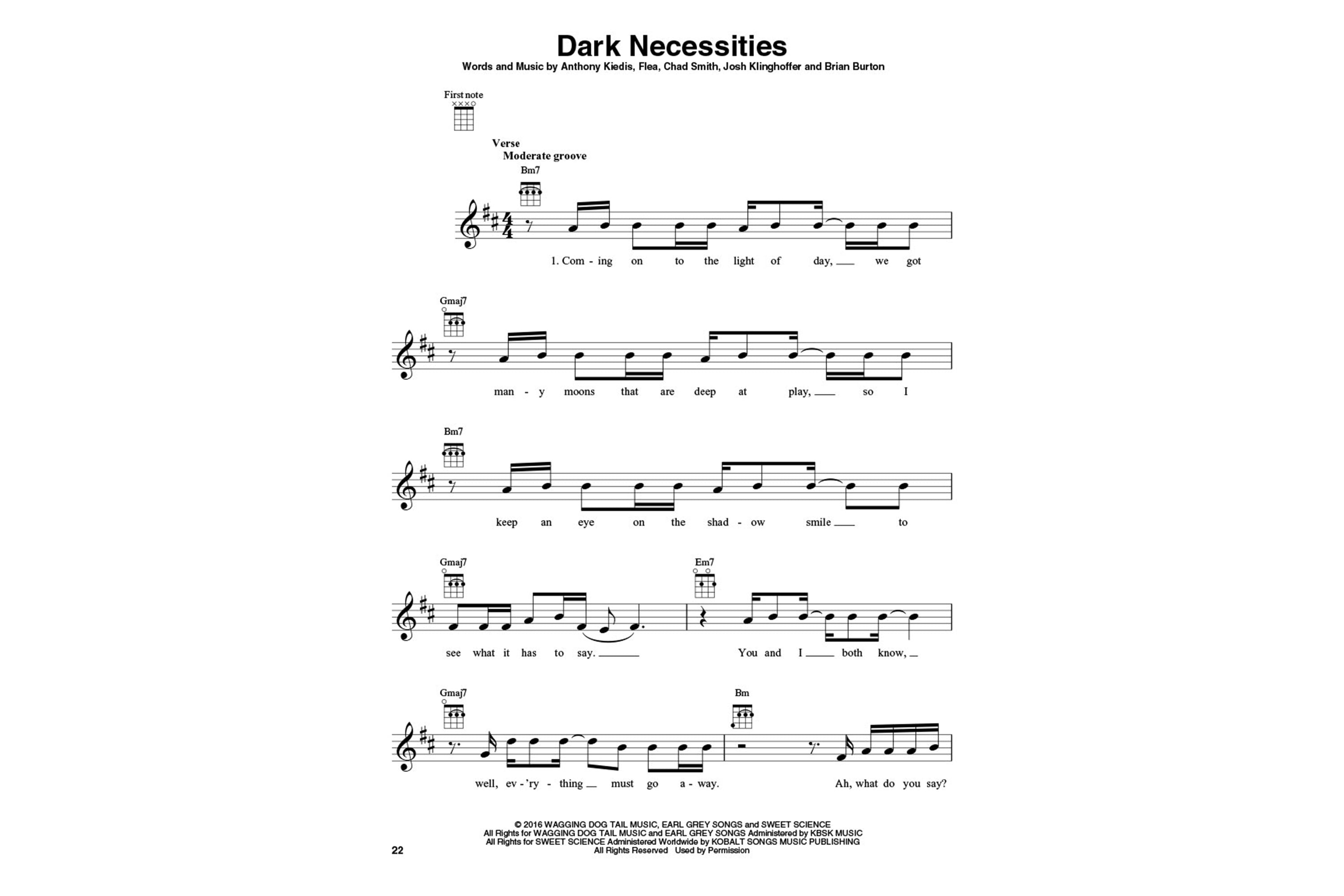 Red Hot Chili Peppers for Ukulele