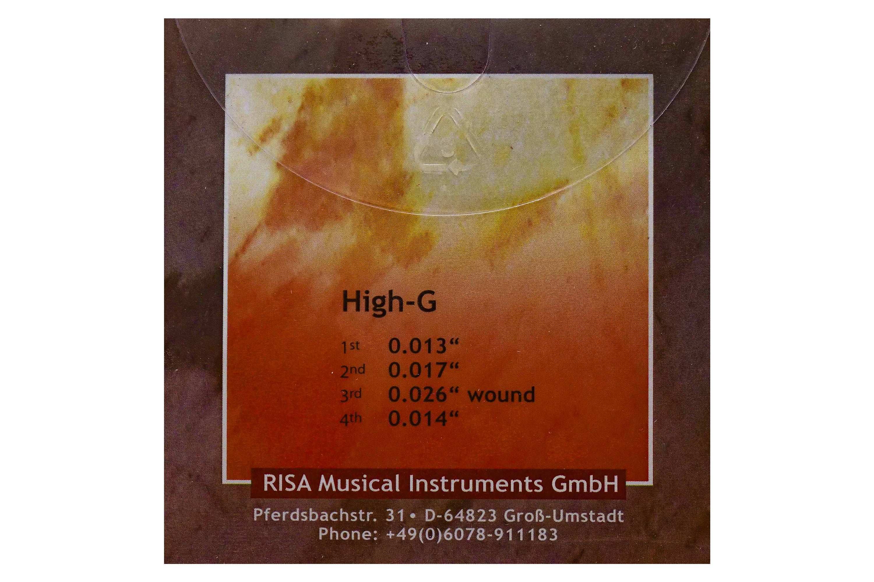 Risa Electric Soprano Ukulele Strings