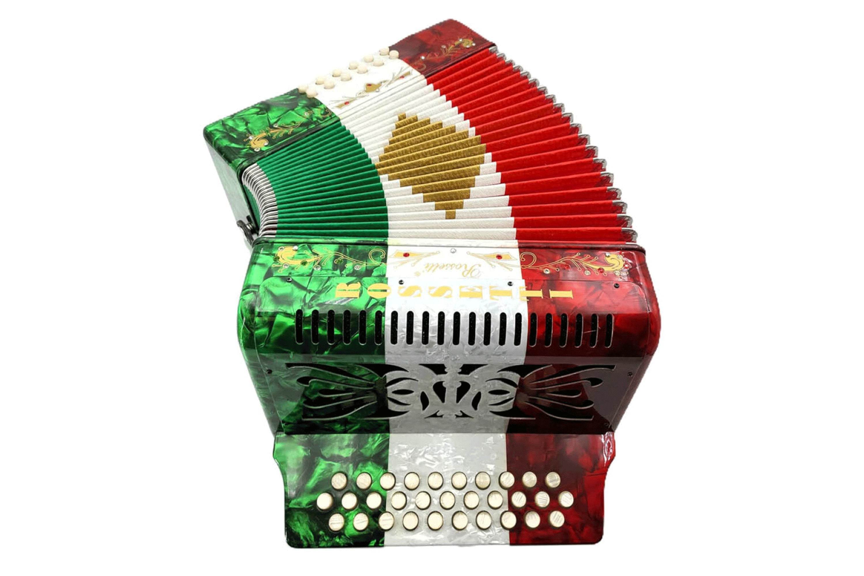 Rossetti 3112-GCF-RWG 31 Button Diatonic Accordion