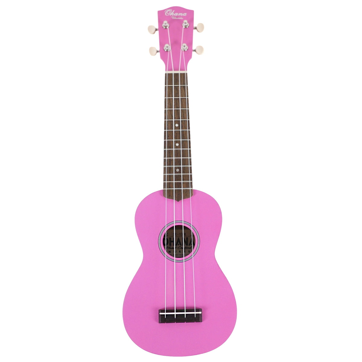 Ohana SK-10-PK Pink Mahogany Soprano Ukulele