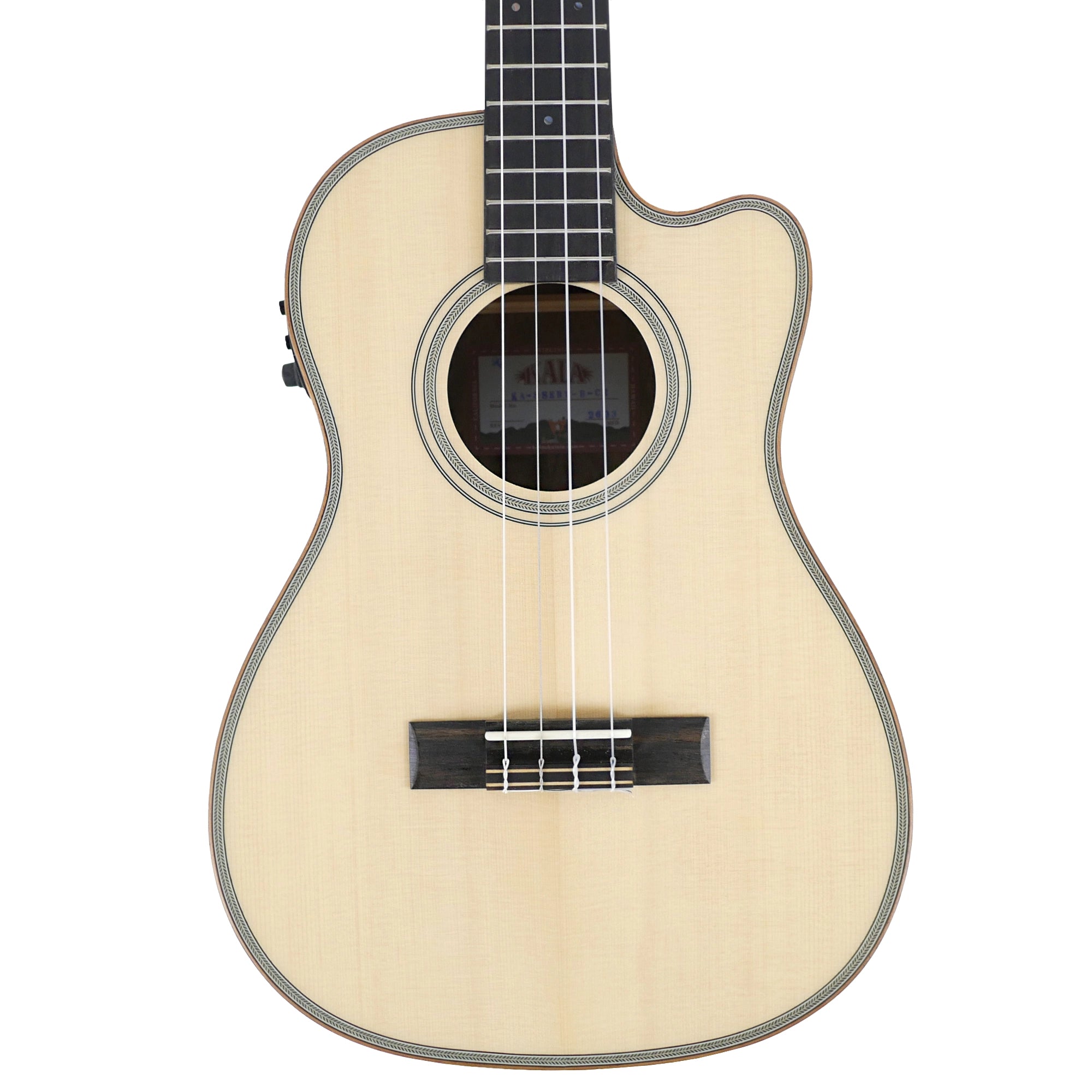 Kala SSEBY-B-CE Solid Spruce Baritone Ukulele