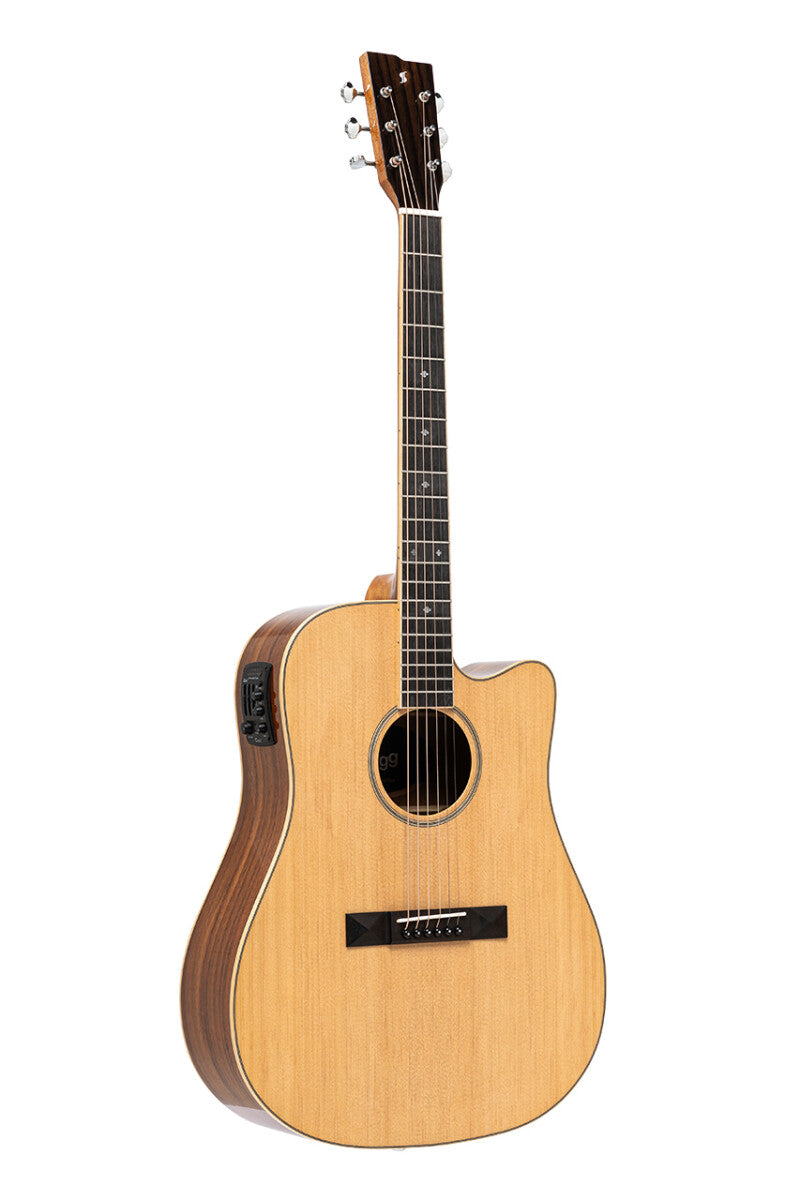 Stagg SA45 DCE-AC Dreadnought Guitar