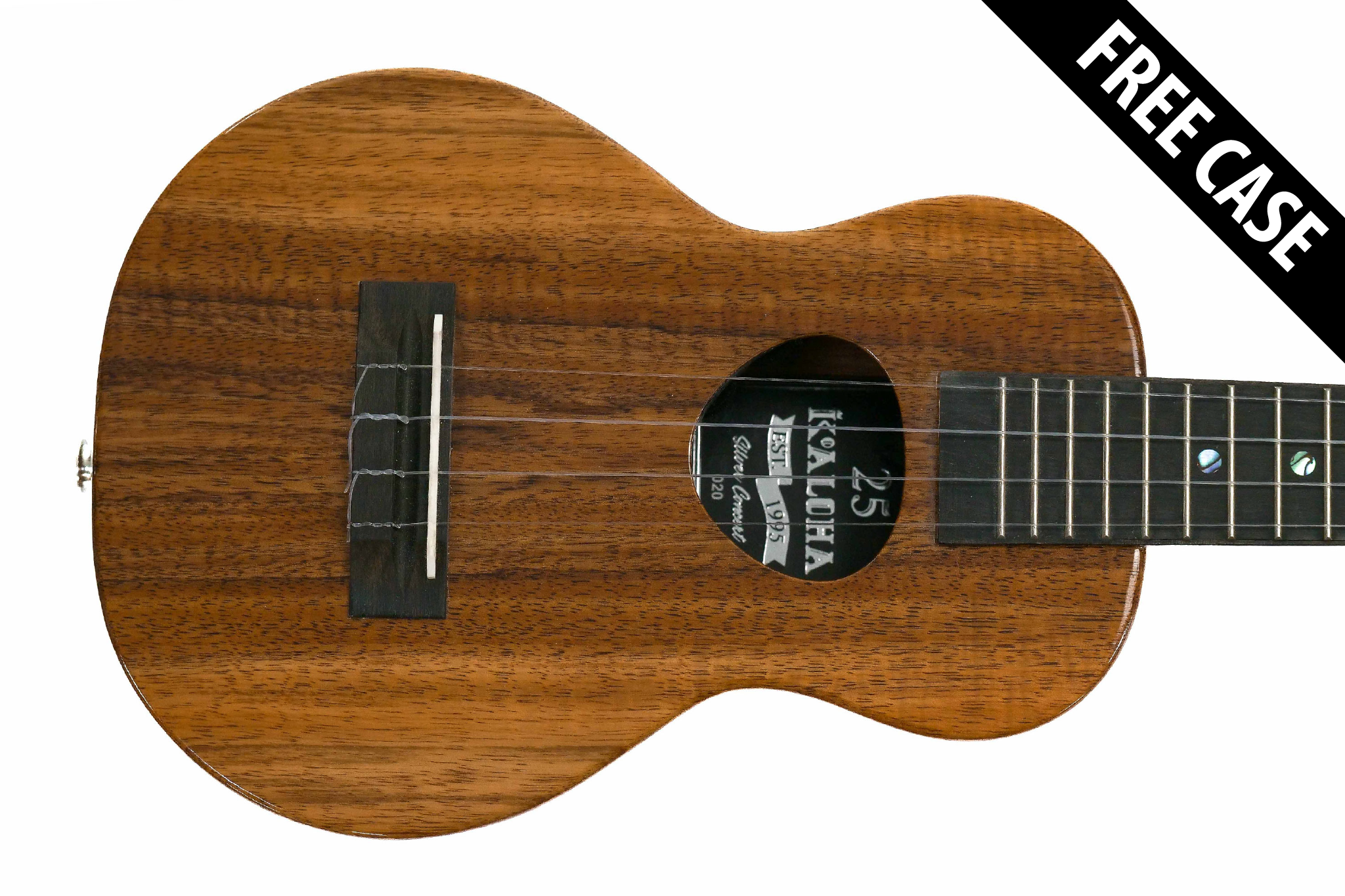 KoAloha KCM-25 #20 Silver Anniversary Concert Ukulele w/ Pickup - Pre-Owned