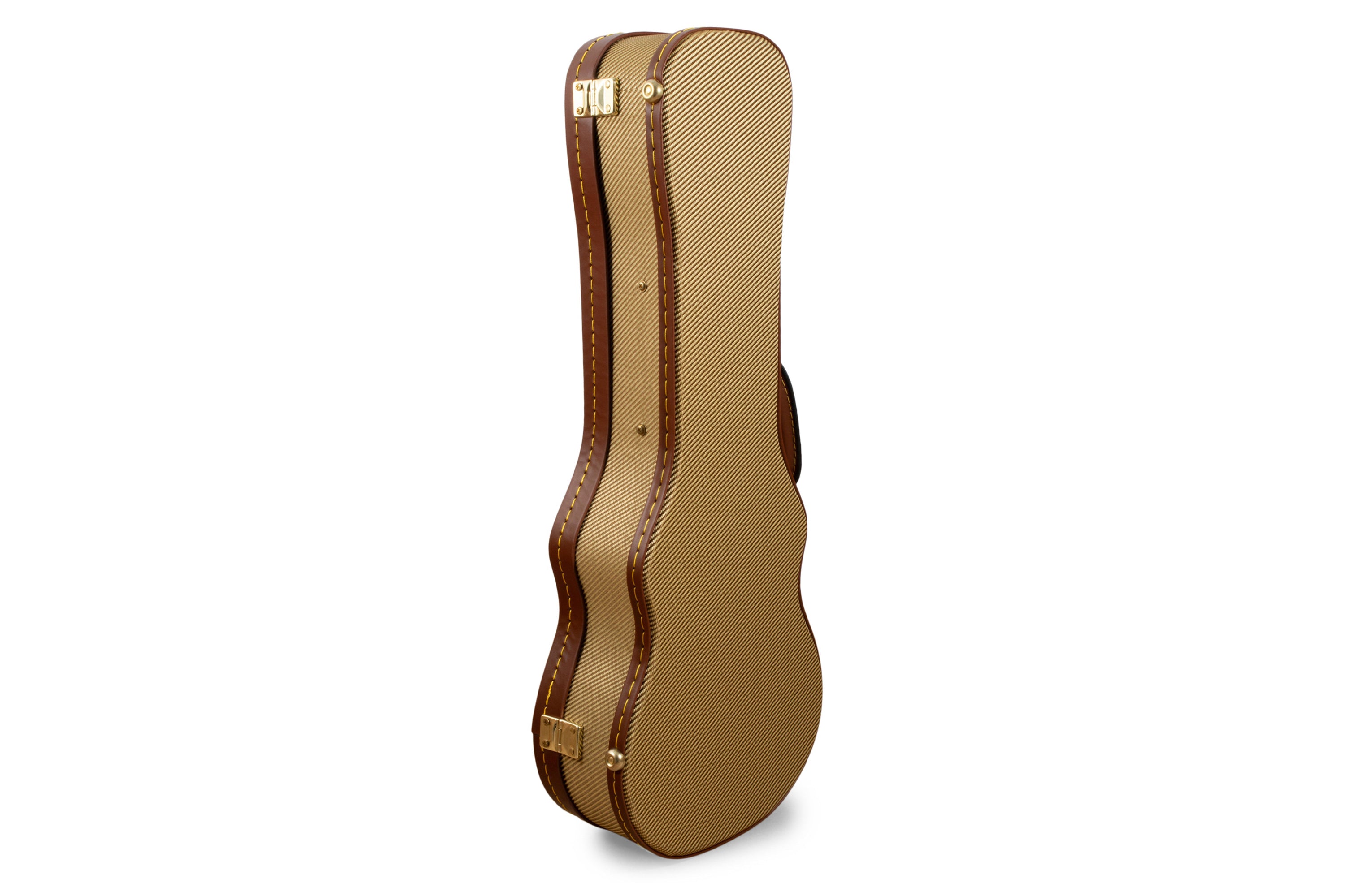 Stagg GCX-UKB GD Vintage Gold Hardshell Ukulele Case - BARITONE