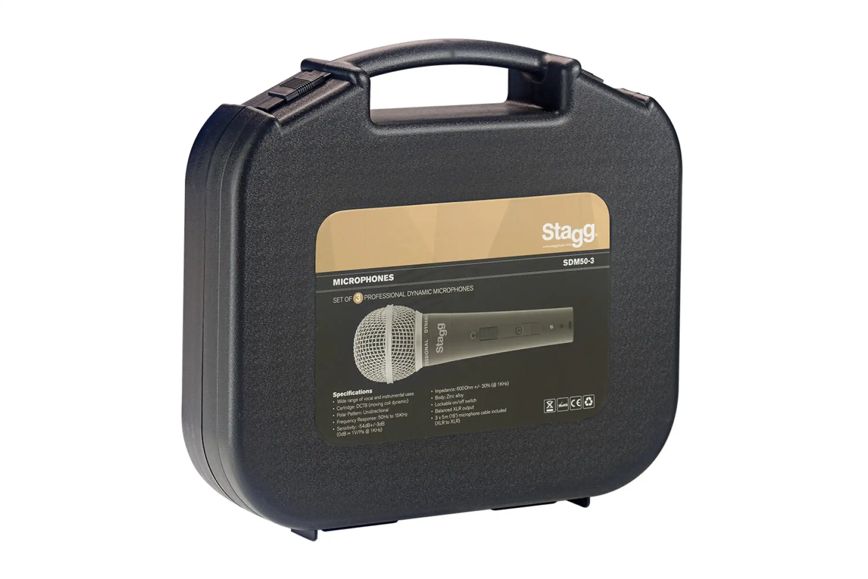 Stagg-SDM50-3-Professional-Microphones1 | Terry Carter Music Store