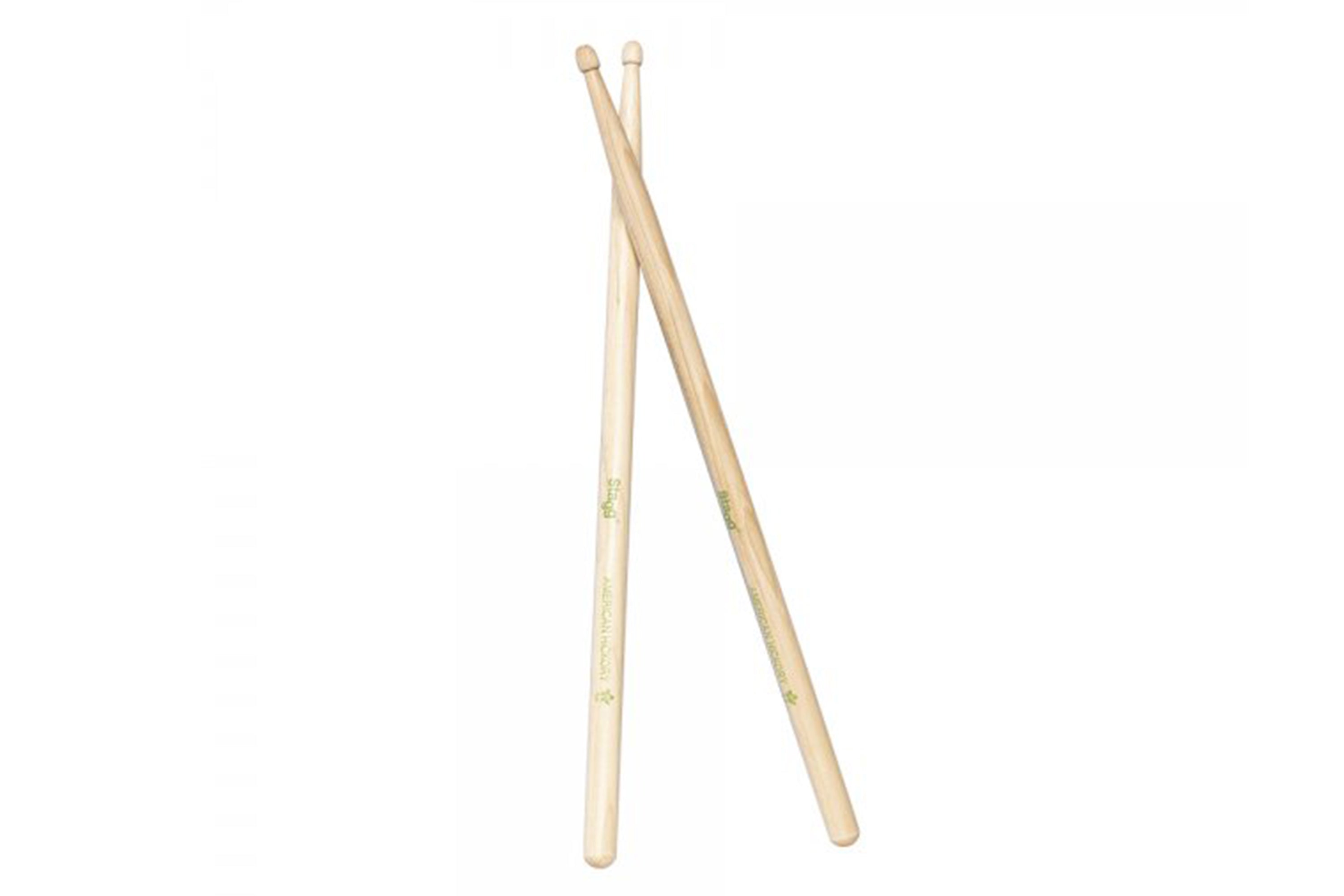 Stagg SHV5A Pair Of Hickory Drum Sticks V Series 5A Wood Tip