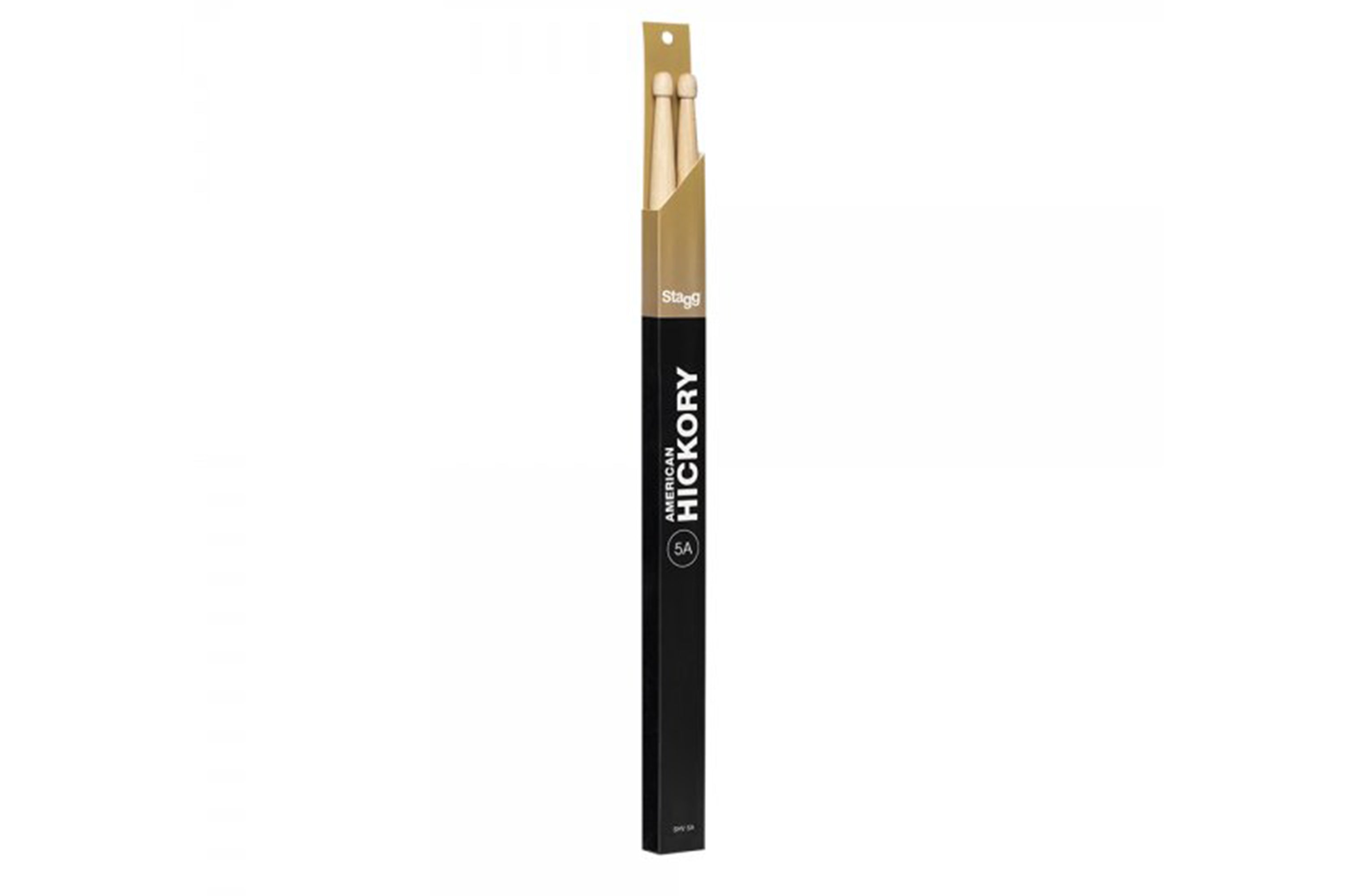 Stagg SHV5A Pair Of Hickory Drum Sticks V Series 5A Wood Tip