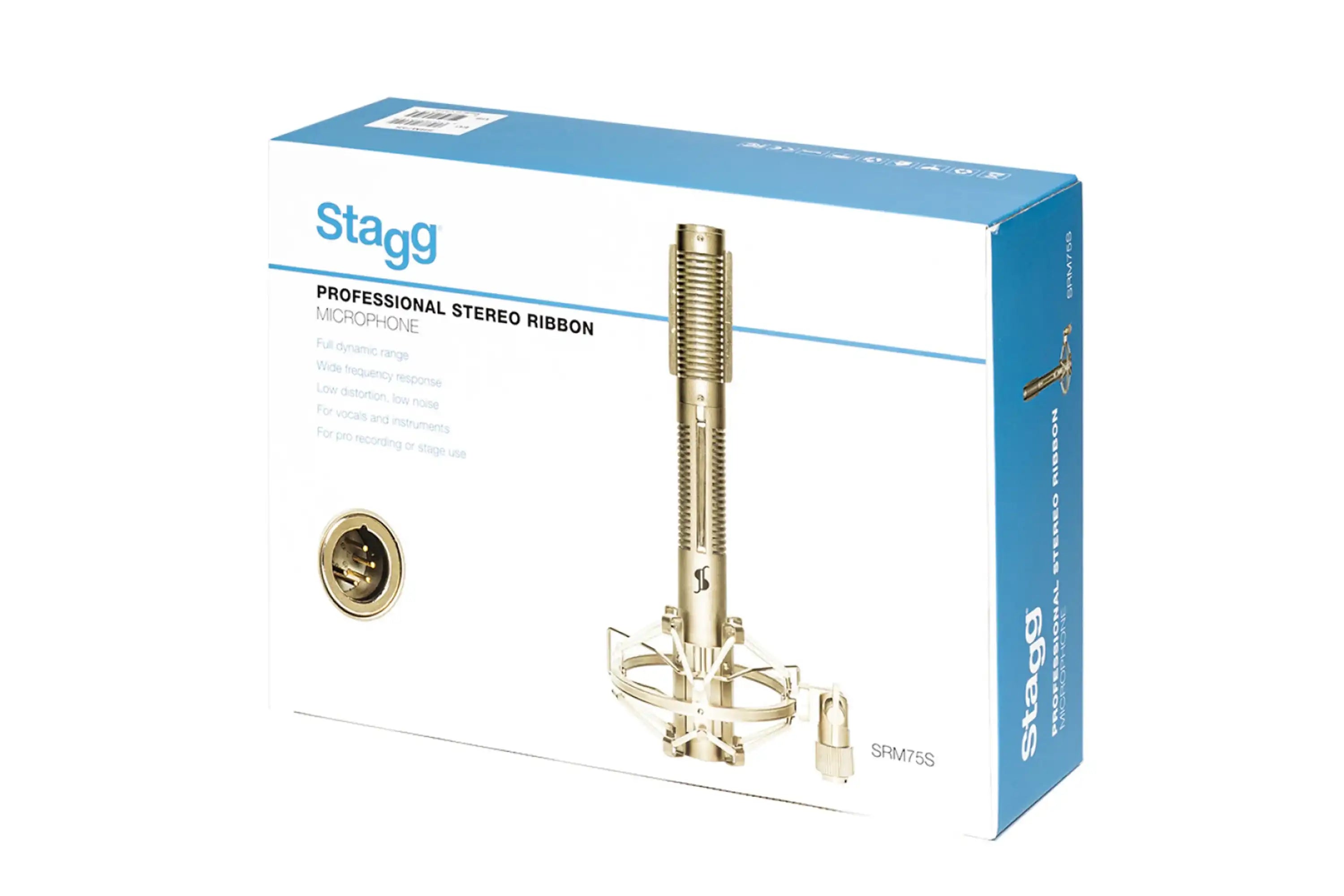 Stagg-SRM75S-Stereo-Ribbon-Microphone1 | Terry Carter Music Store