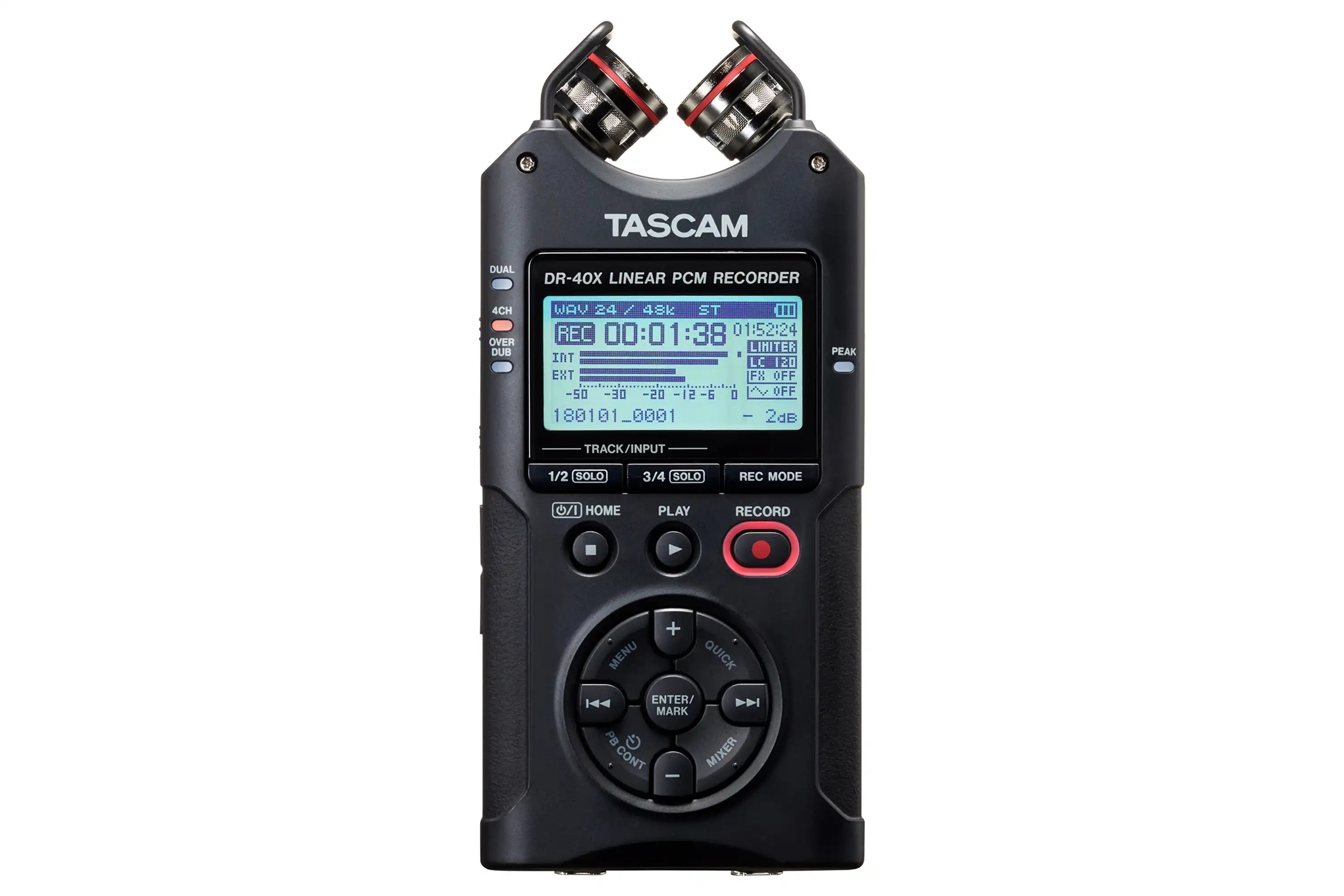 TASCAM-DR-40X-Portable-Field-Recorder1 | Terry Carter Music Store