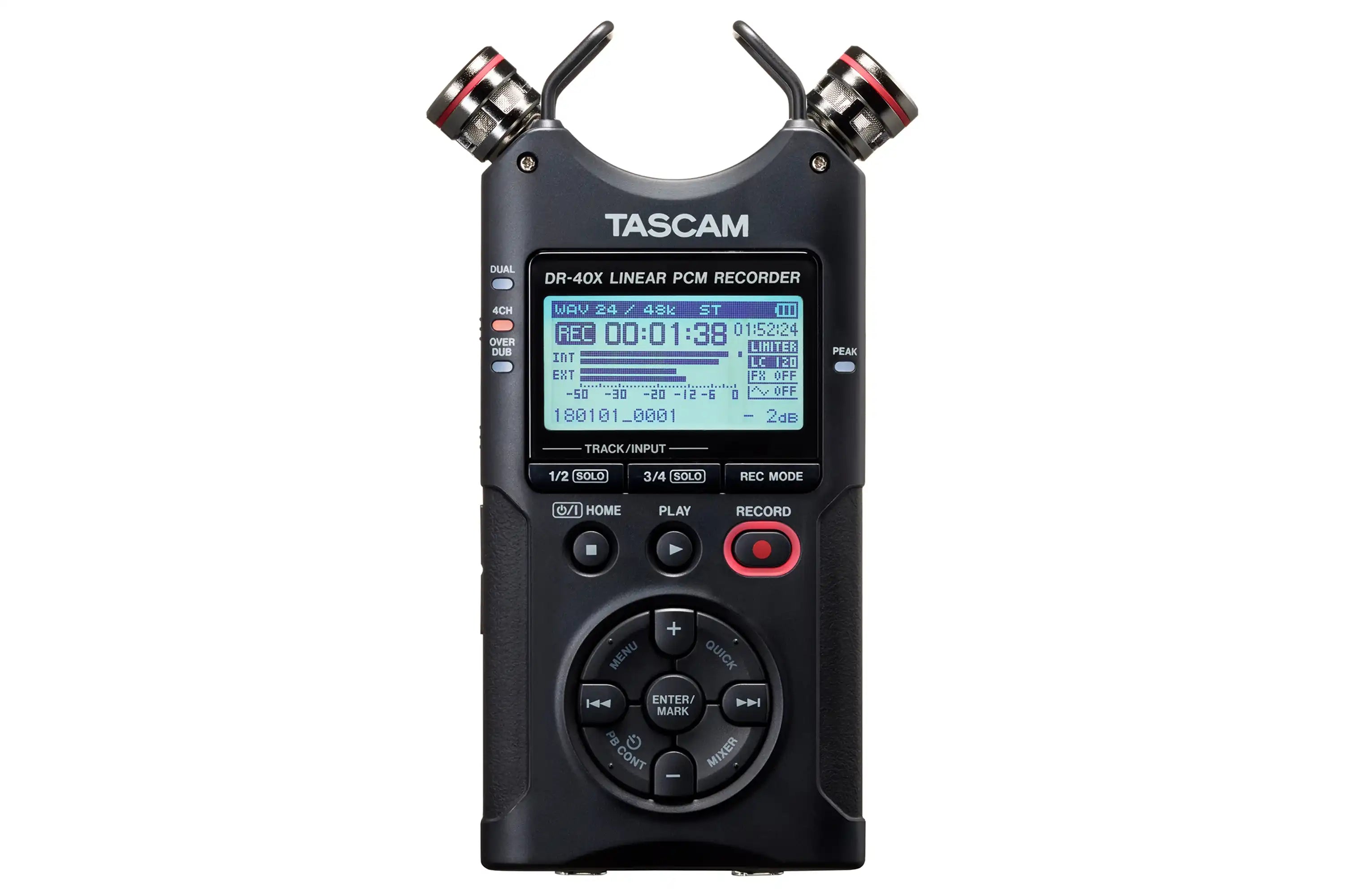 TASCAM-DR-40X-Portable-Field-Recorder2 | Terry Carter Music Store