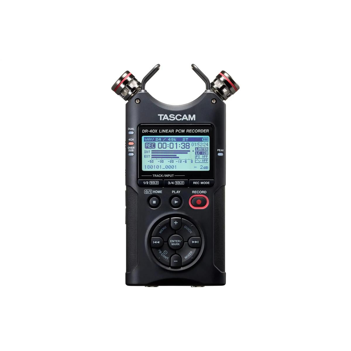 TASCAM-DR-40X-Portable-Field-Recorder2 | Terry Carter Music Store