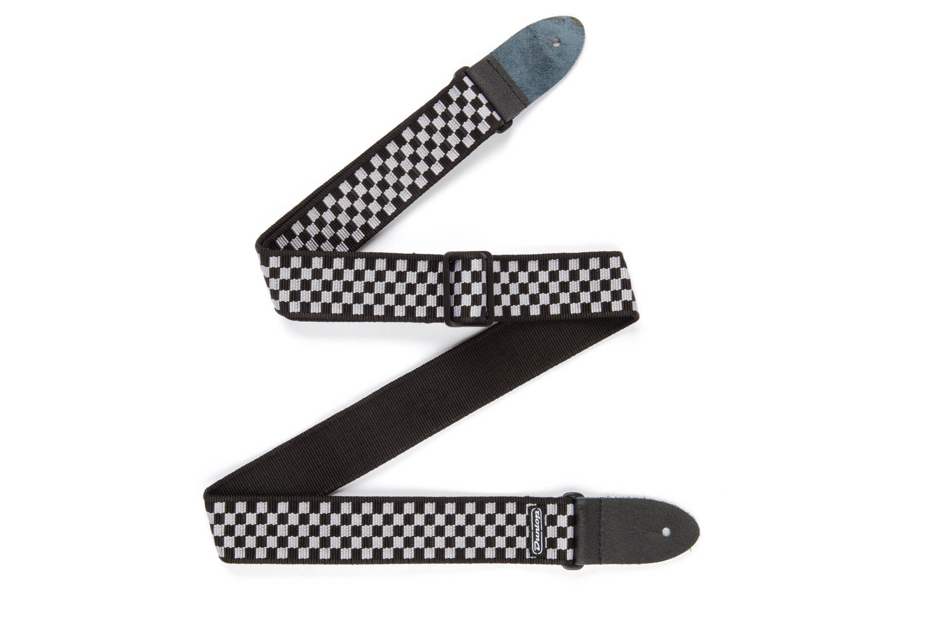 Dunlop D3831BK Black & White Checkered  Guitar Strap