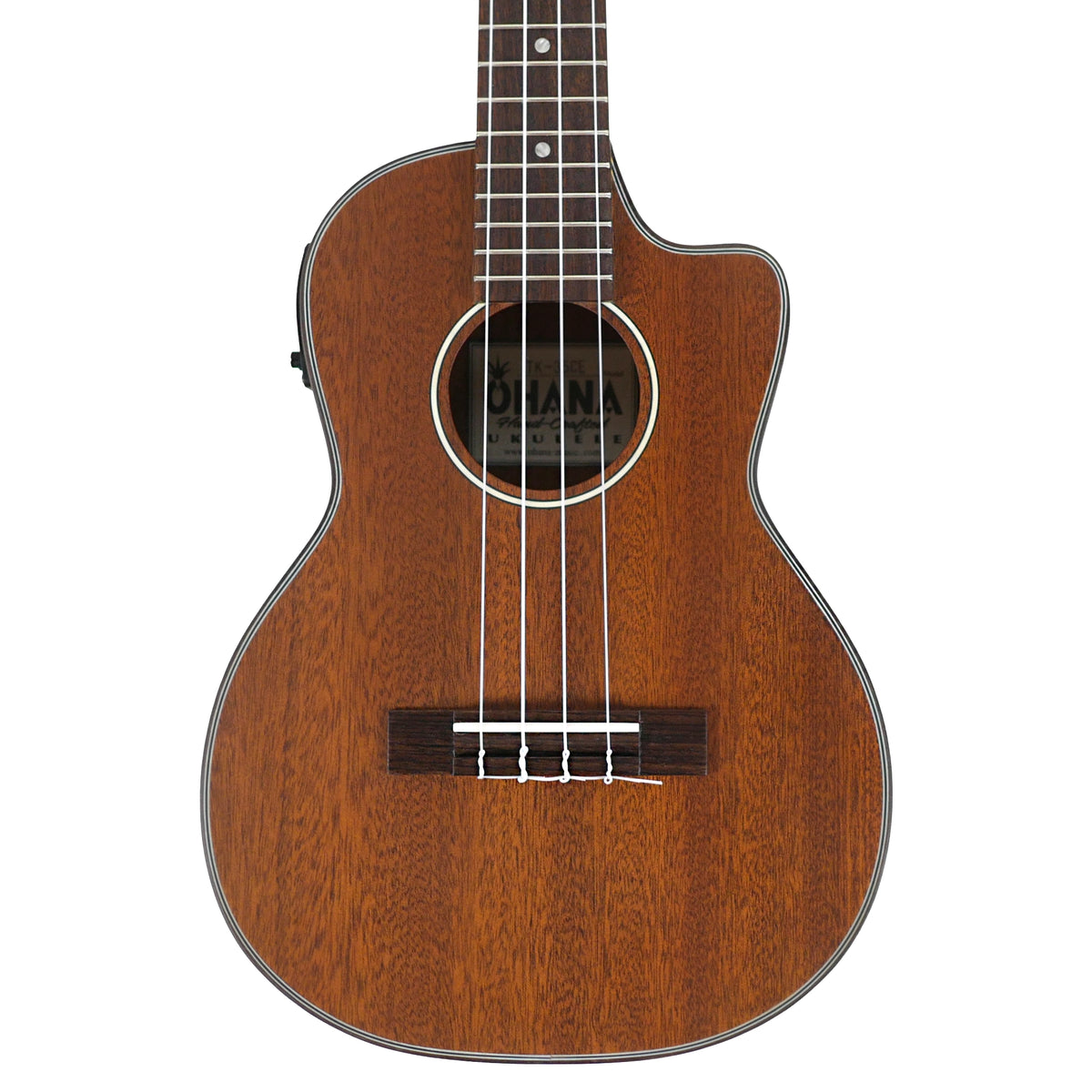 Ohana TK-35CE Solid Mahogany Tenor Ukulele w/ Pickup