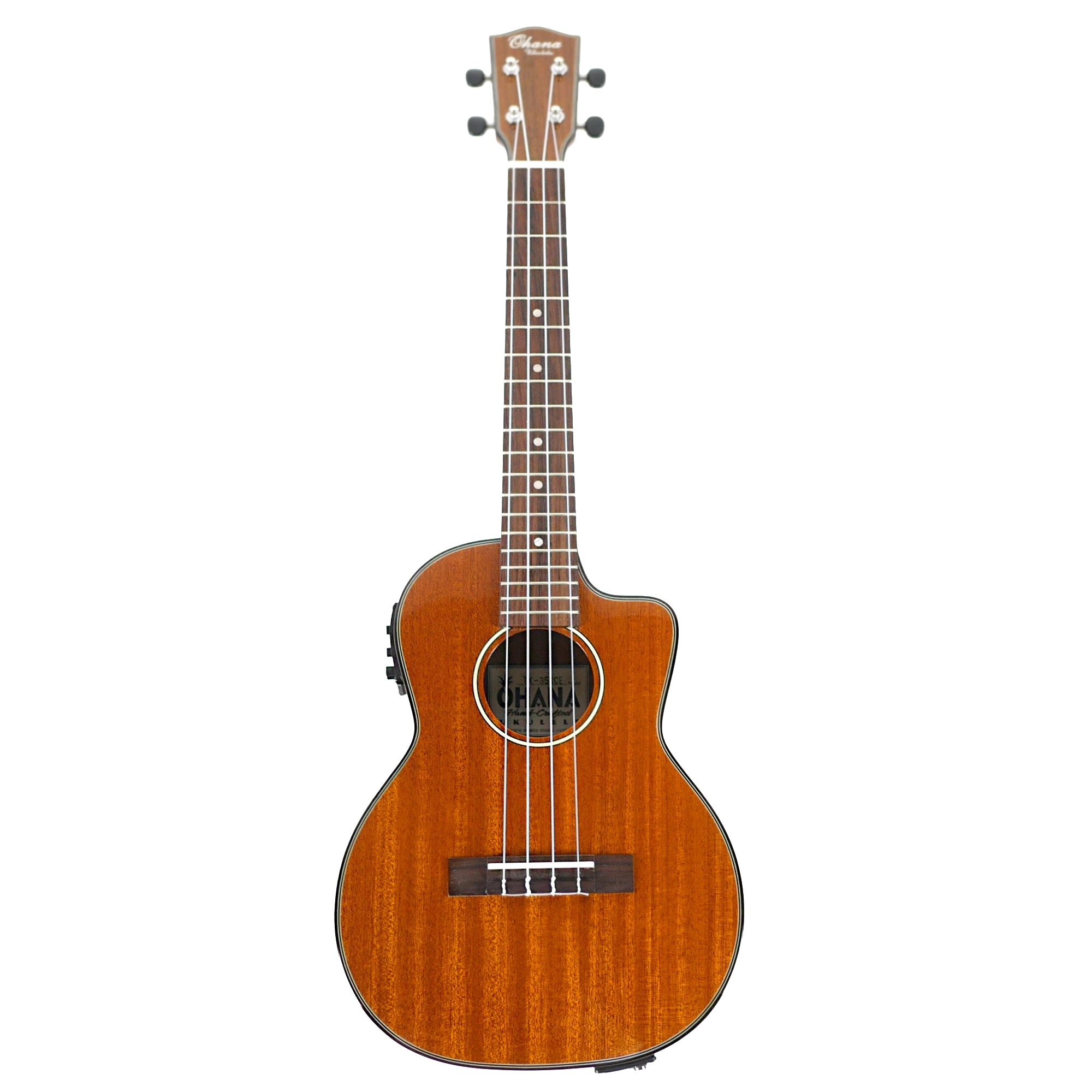 Ohana TK-35GCE Solid Mahogany Tenor Ukulele