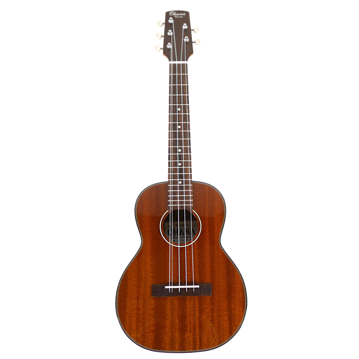 Ohana TK-35G-5 Gloss Solid Mahogany 5-String Tenor Ukulele