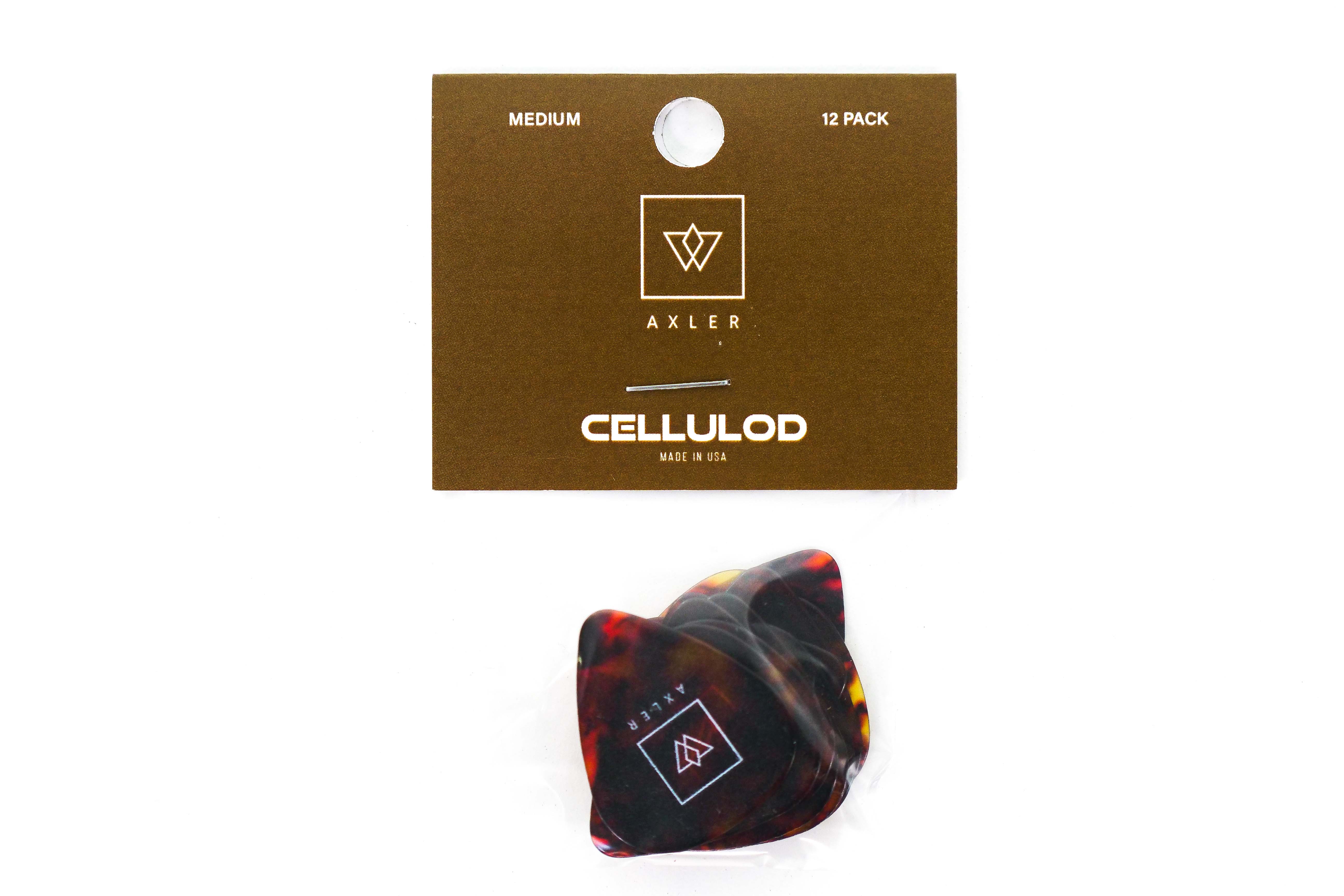 Vosta Medium Celluloid Tortoise Picks