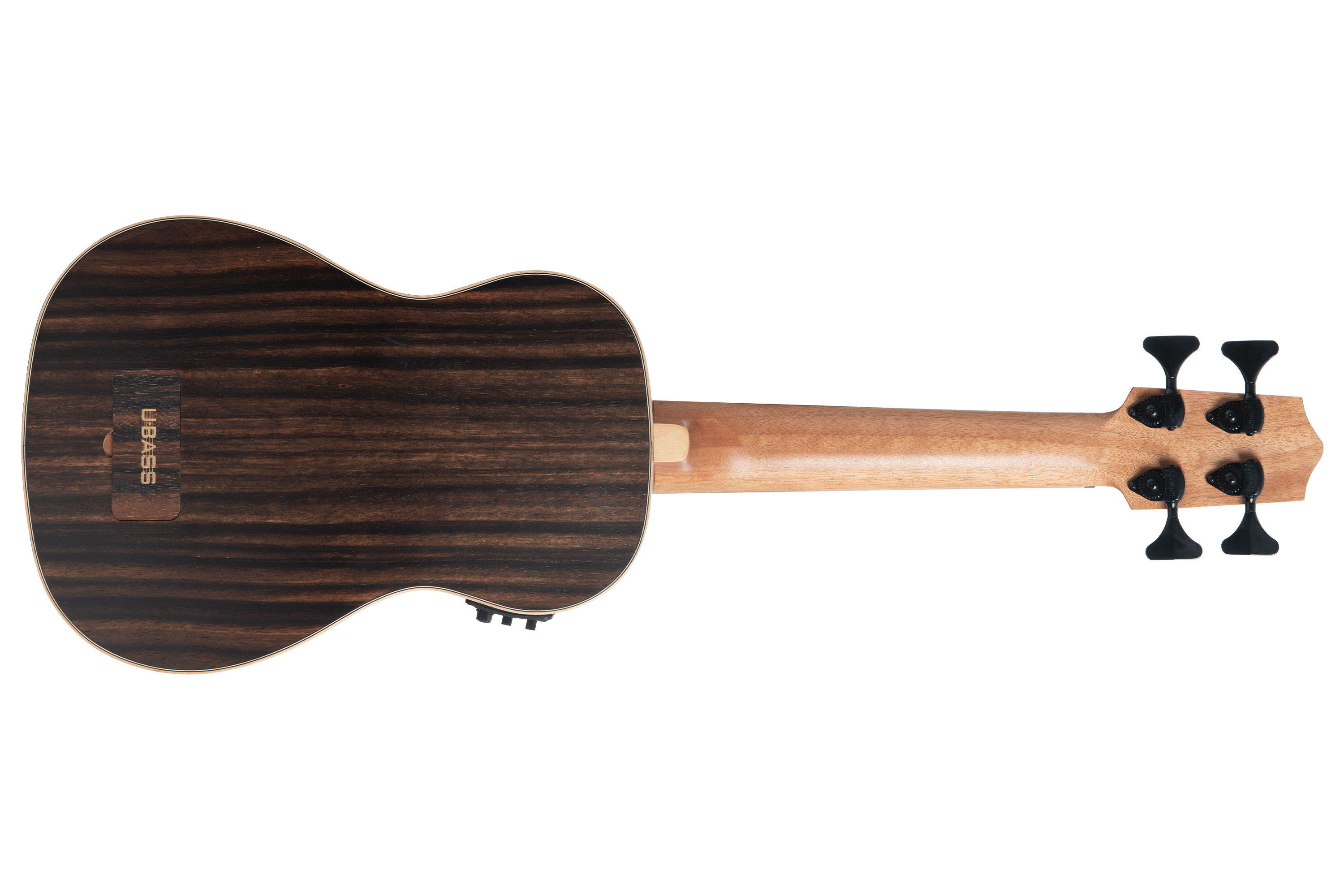 Kala UBASS-EBY-FL Striped Ebony Fretless Acoustic-Electric U•BASS