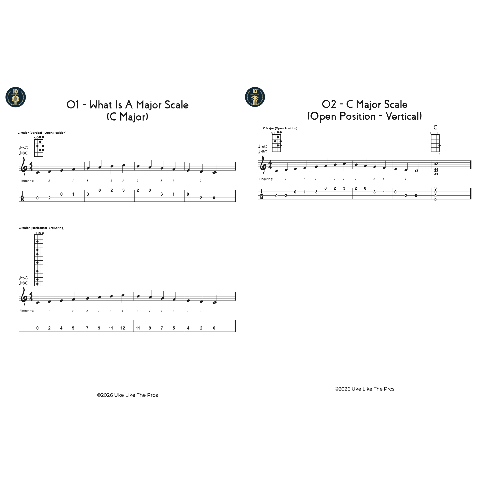 Ukulele Major Scales Unlocked Course - Uke Like The Pros